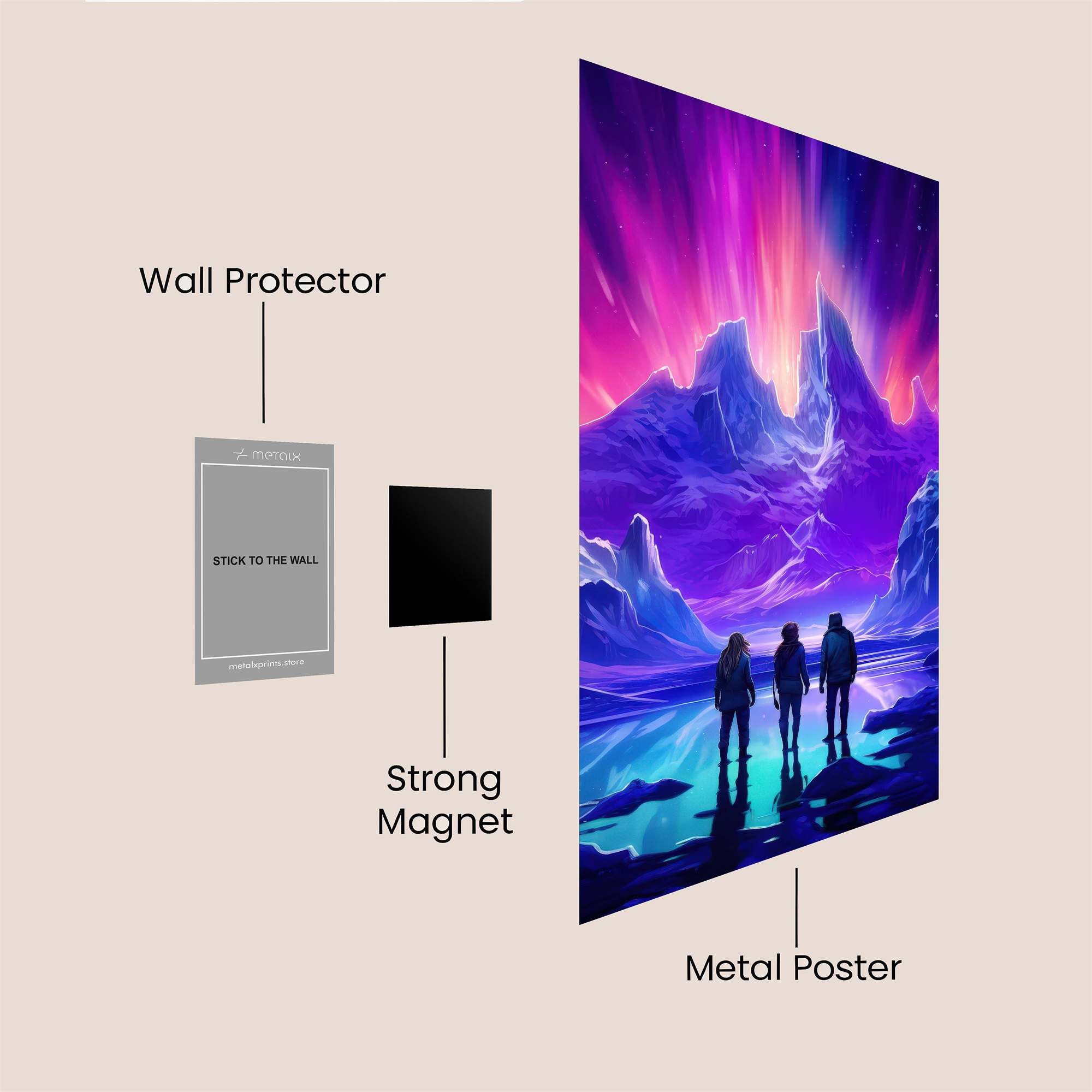 Aurora Quest Safe Wall Magnetic / M