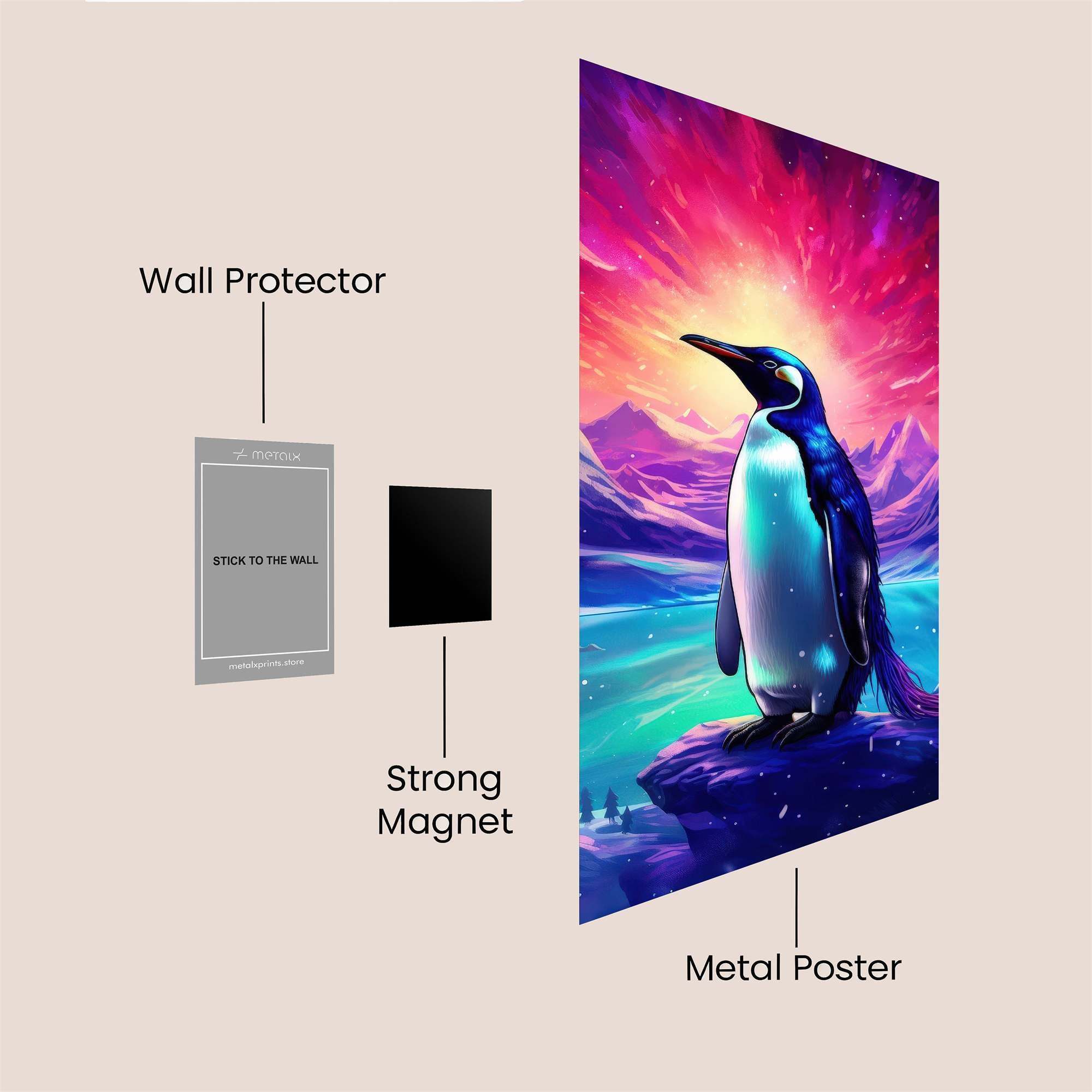 Penguin Radiance Safe Wall Magnetic / M