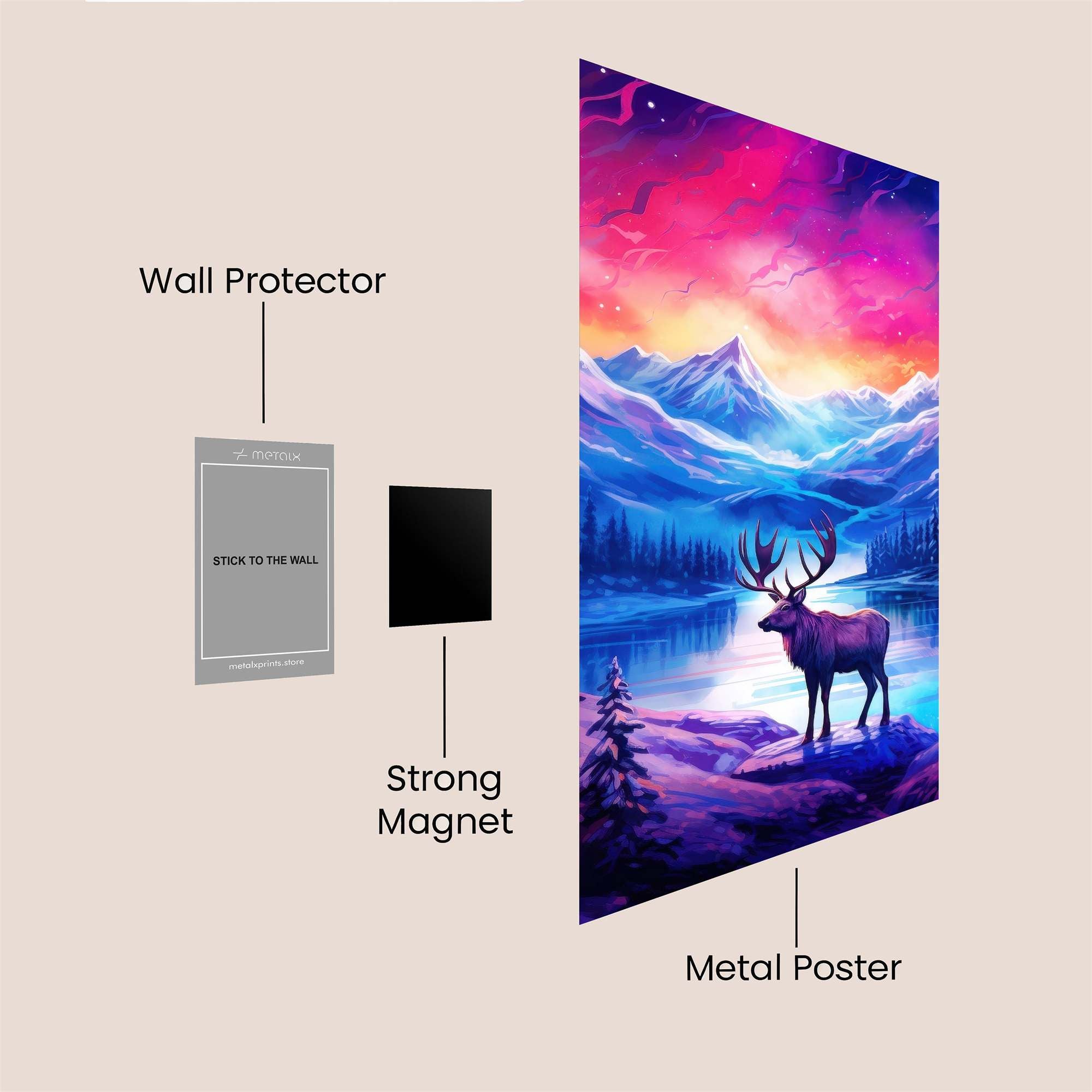 Stag Serenity Safe Wall Magnetic / M