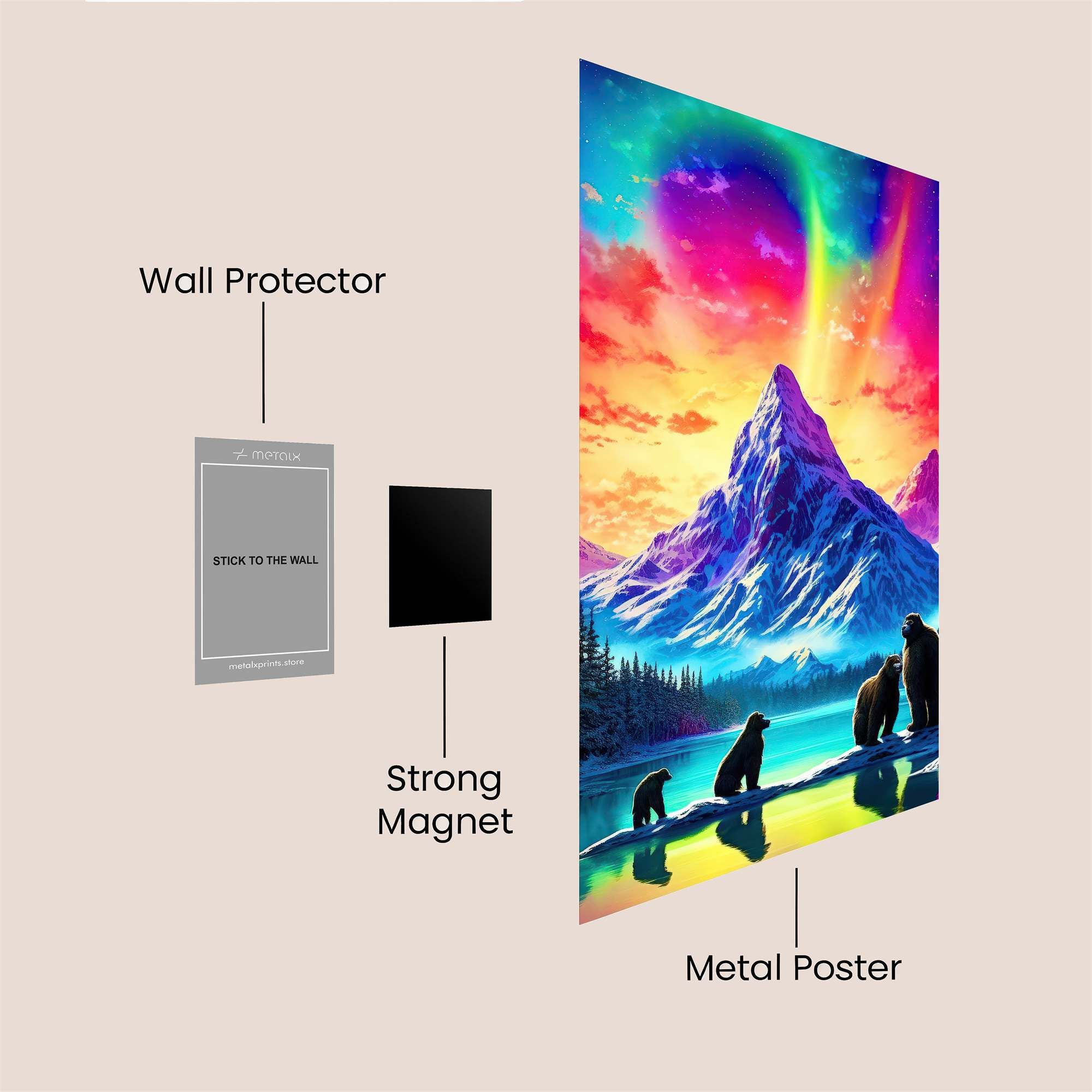 Aurora Serenity Safe Wall Magnetic / M