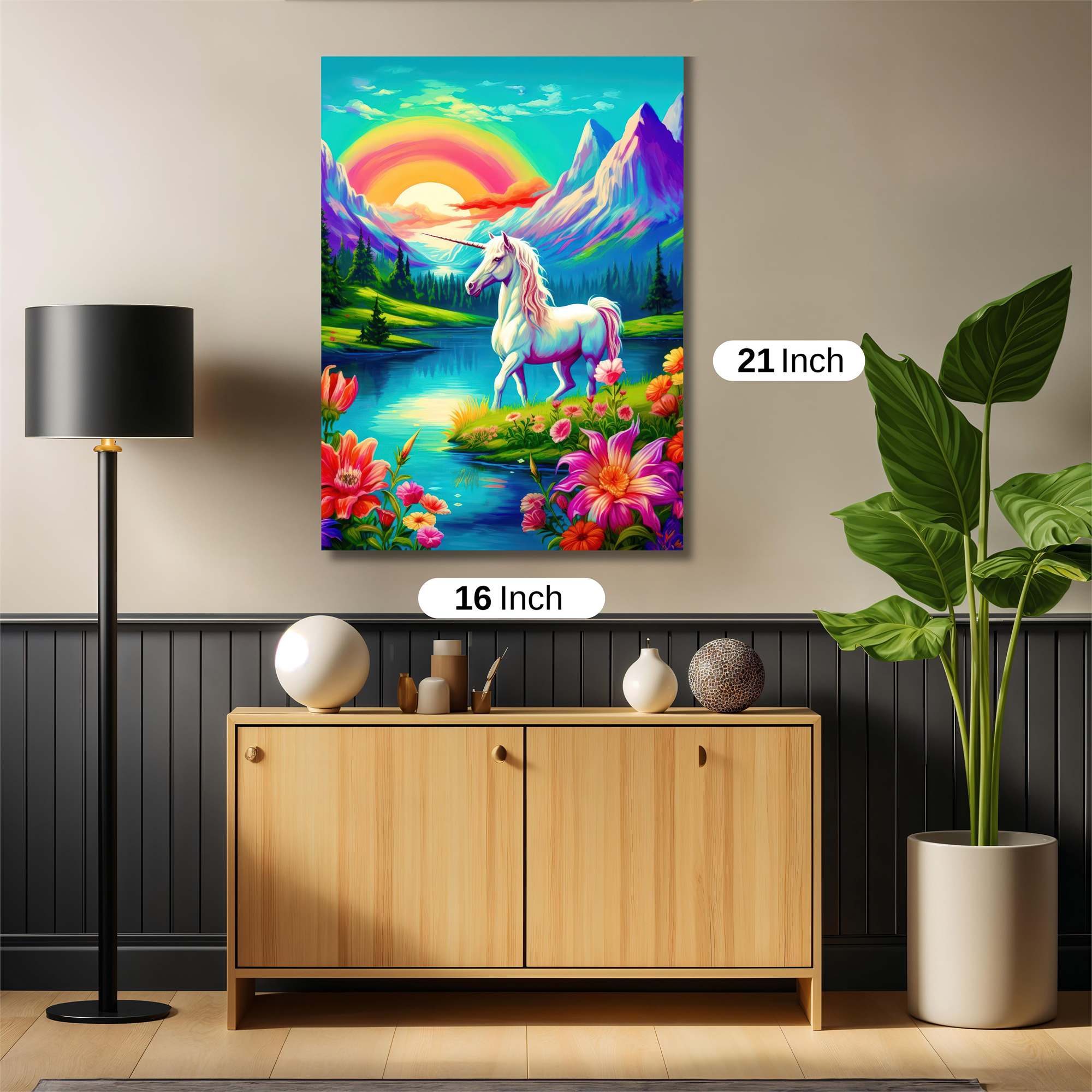 Unicorn Serenity Safe Wall Magnetic / M
