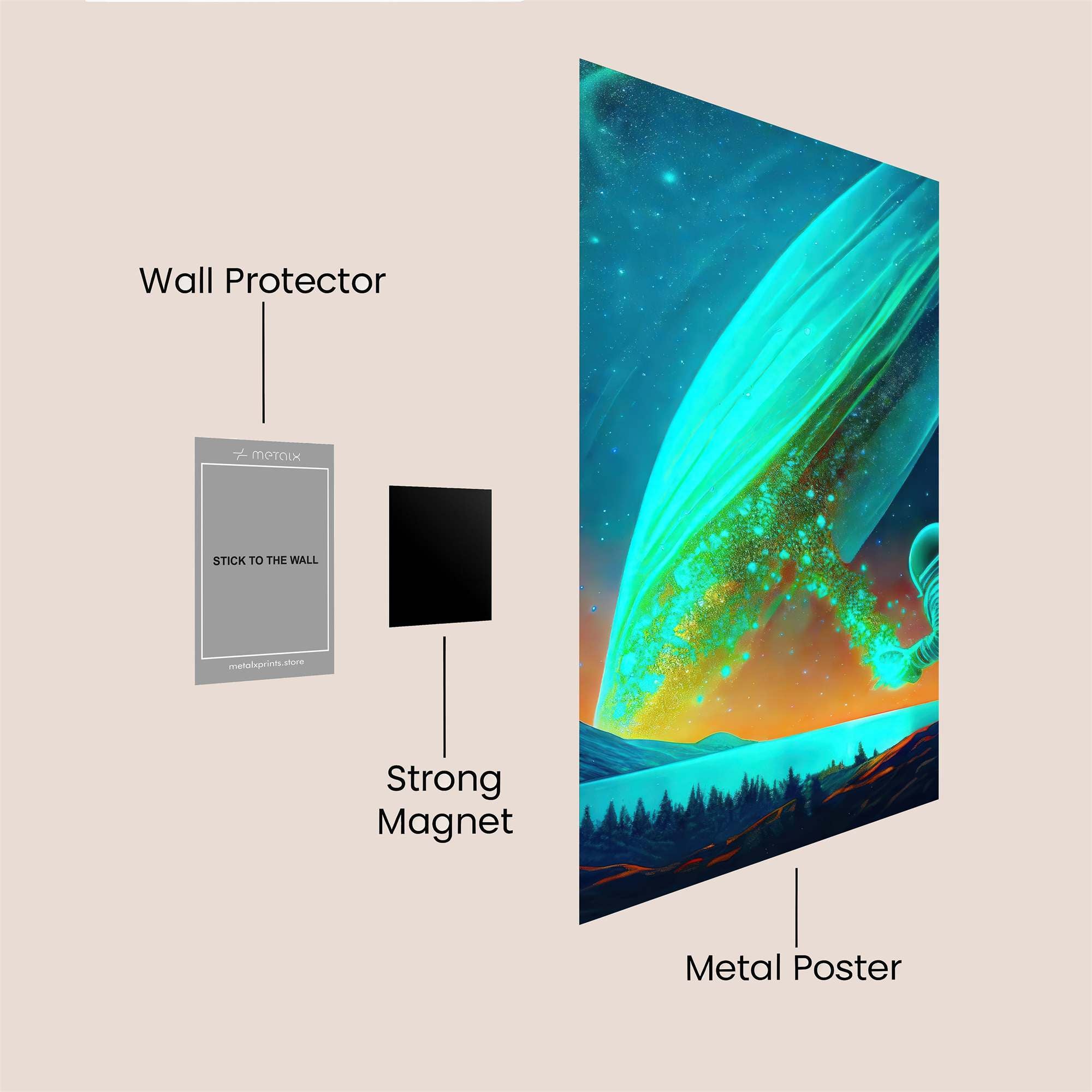 Aurora Discovery Safe Wall Magnetic / M