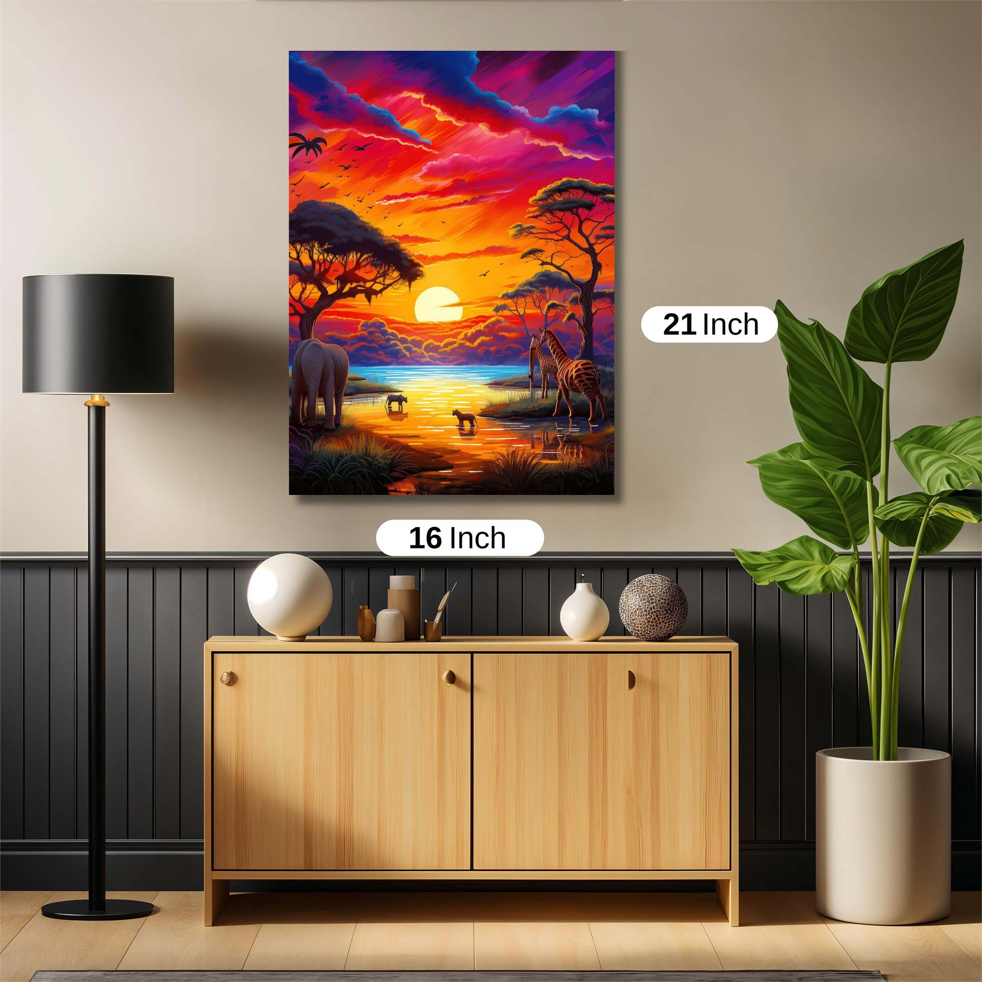 Serengeti Serenity Safe Wall Magnetic / M