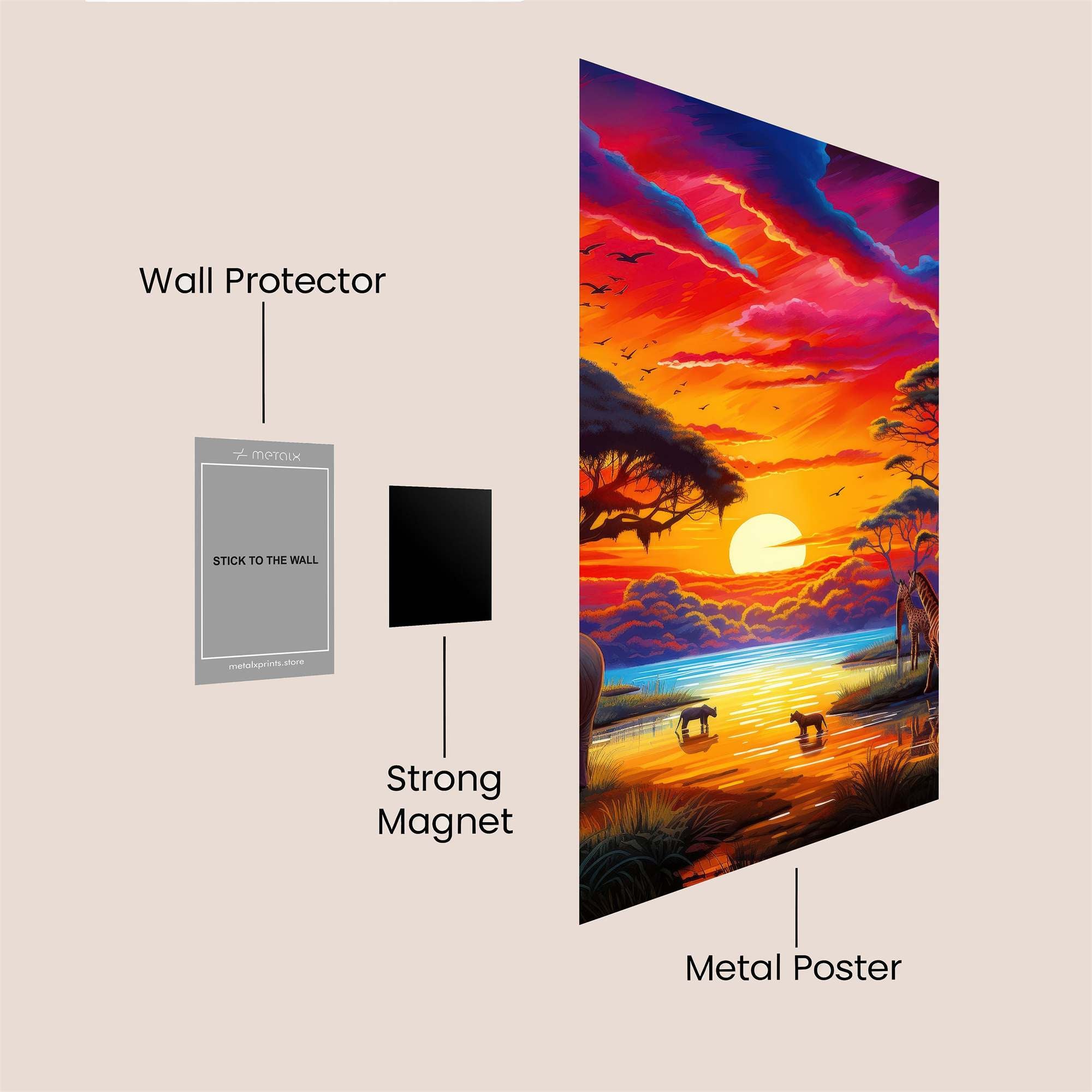 Serengeti Serenity Safe Wall Magnetic / M