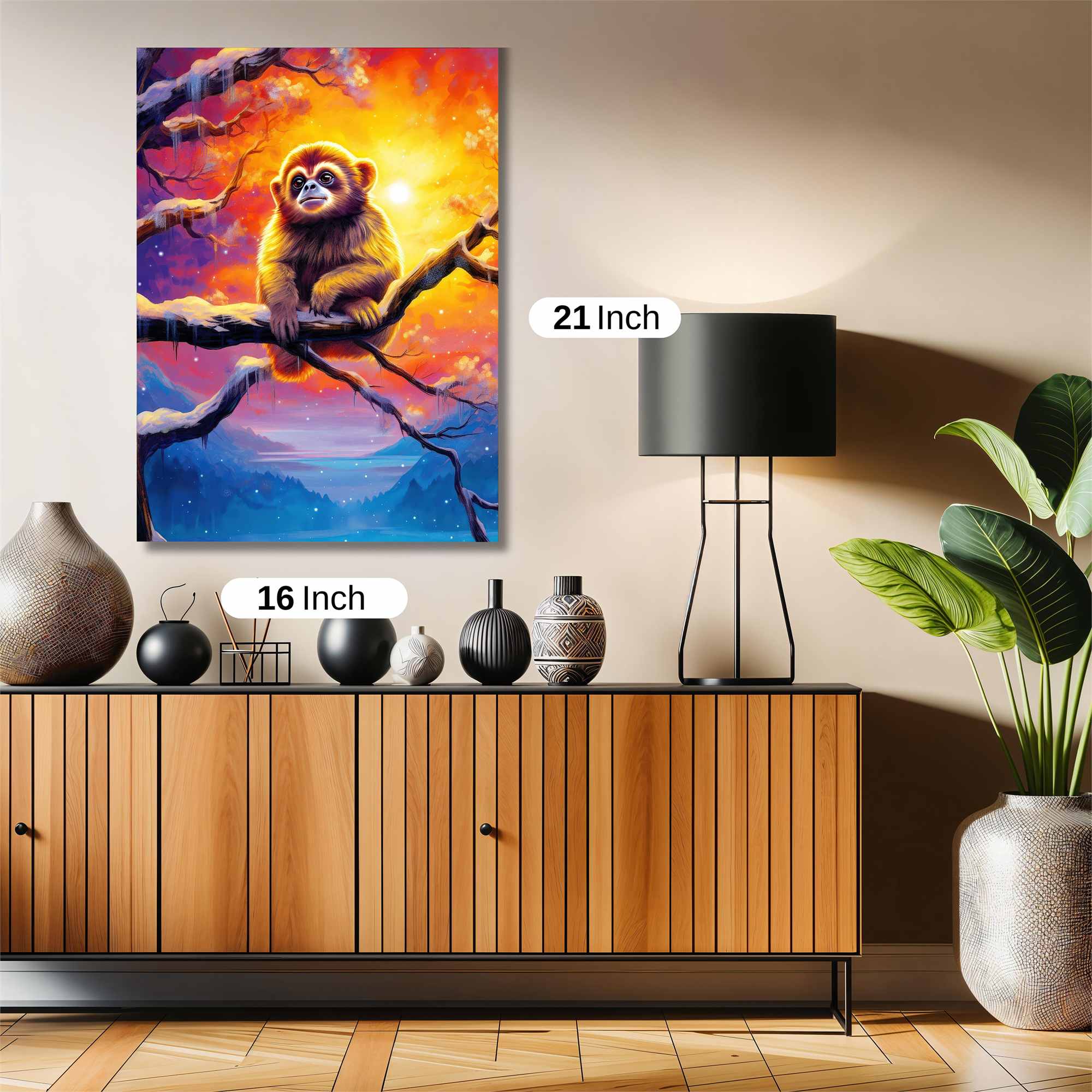 Monkey Twilight Safe Wall Magnetic / M