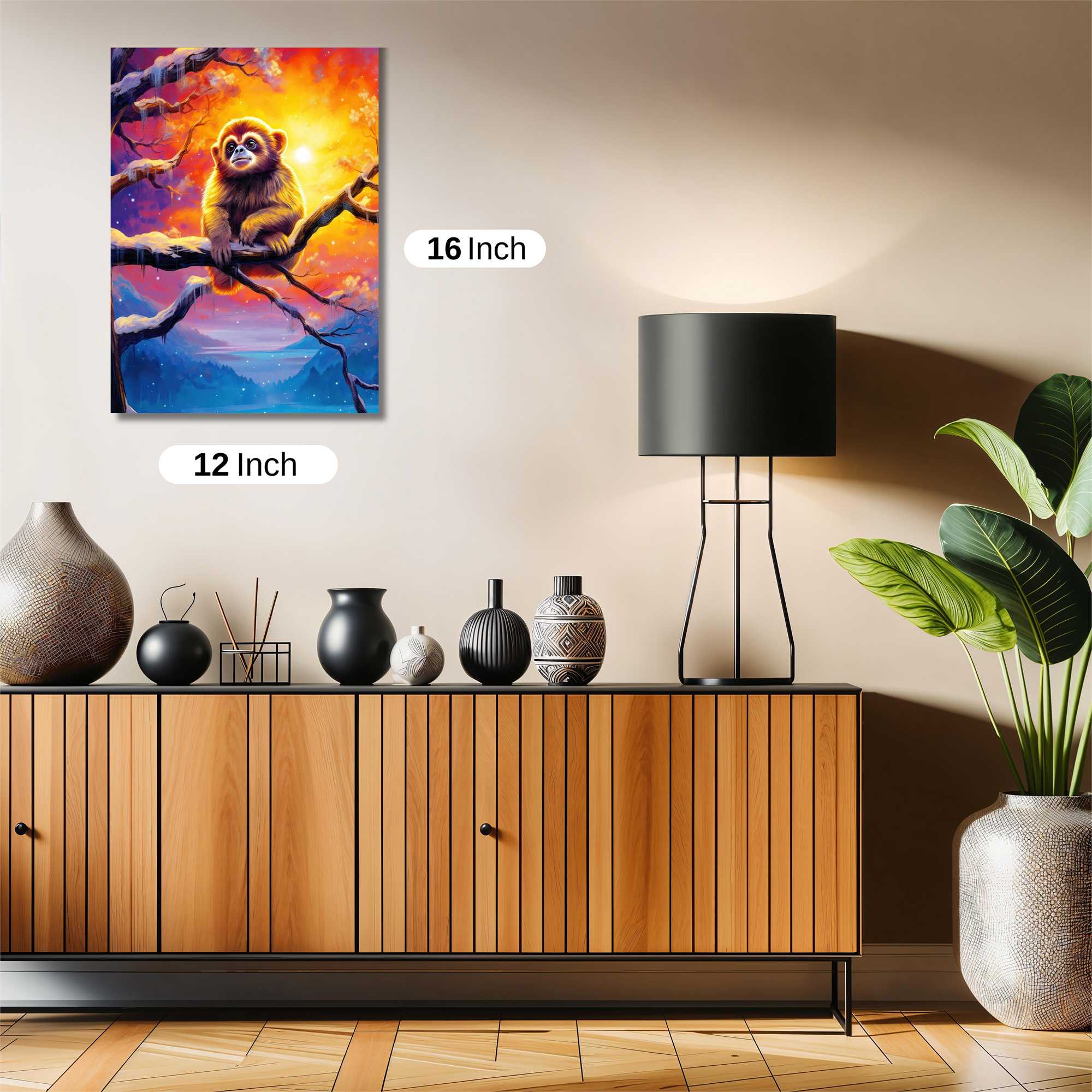 Monkey Twilight Safe Wall Magnetic / M