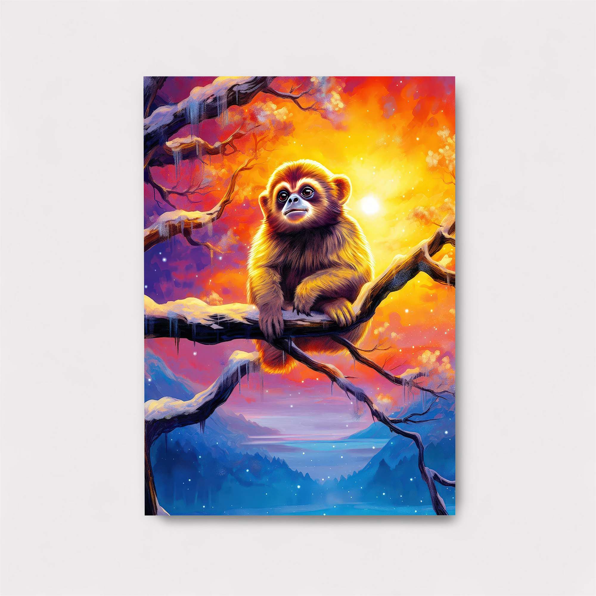Monkey Twilight Safe Wall Magnetic / M