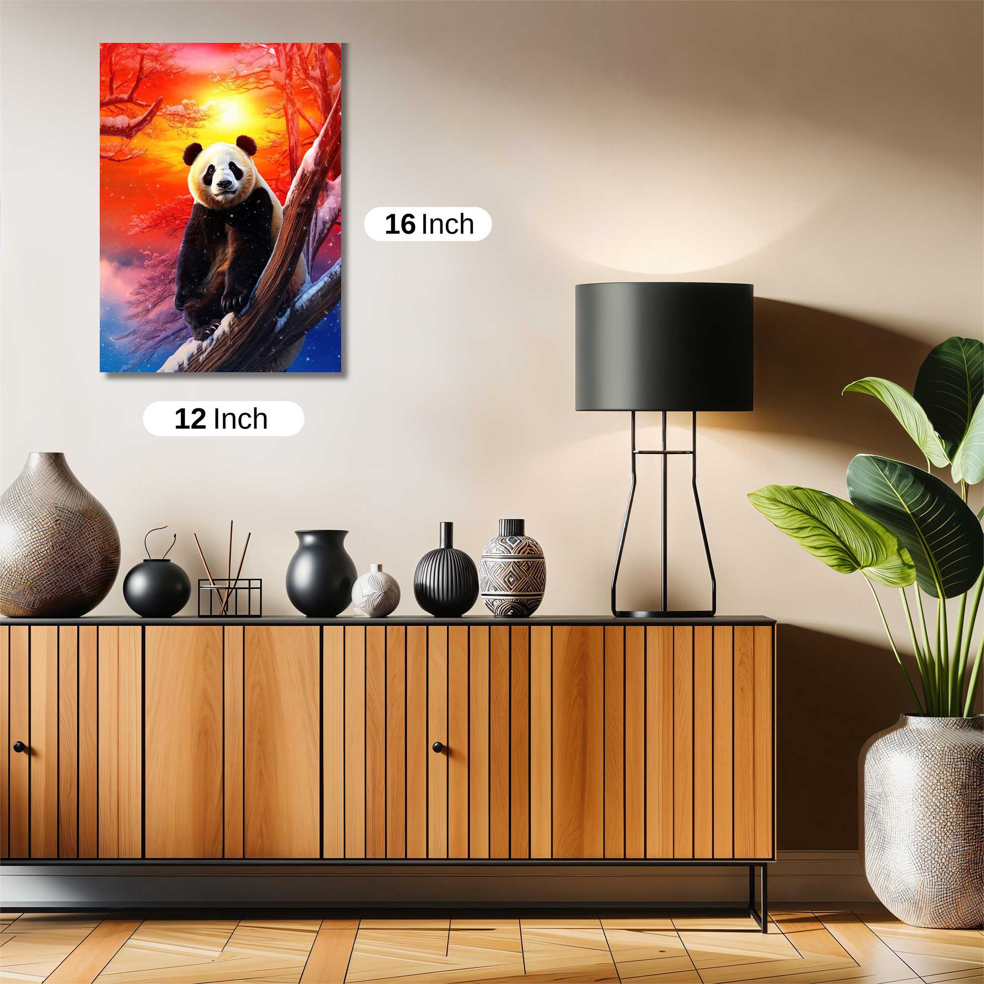 Panda Serenity Safe Wall Magnetic / M