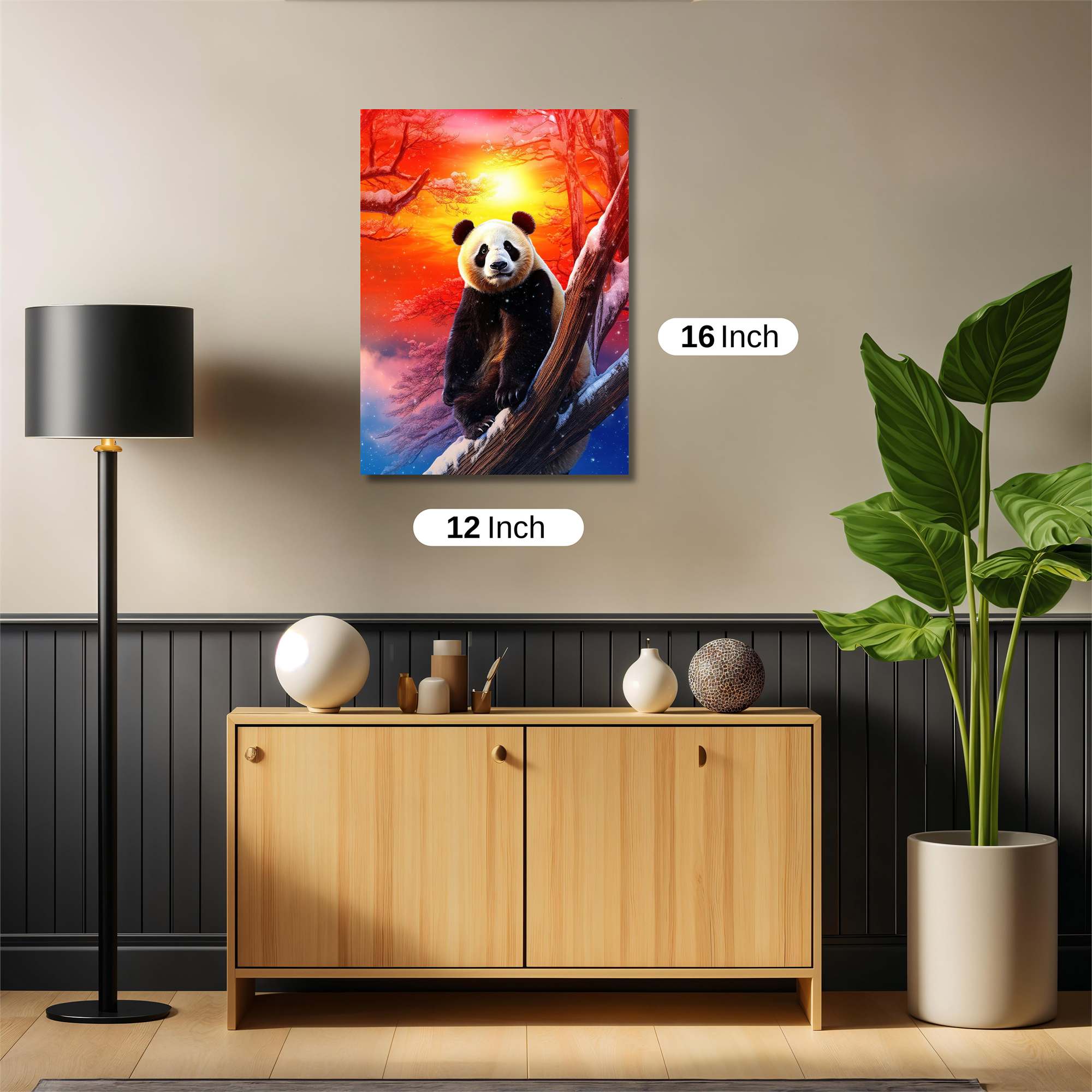 Panda Serenity Safe Wall Magnetic / M