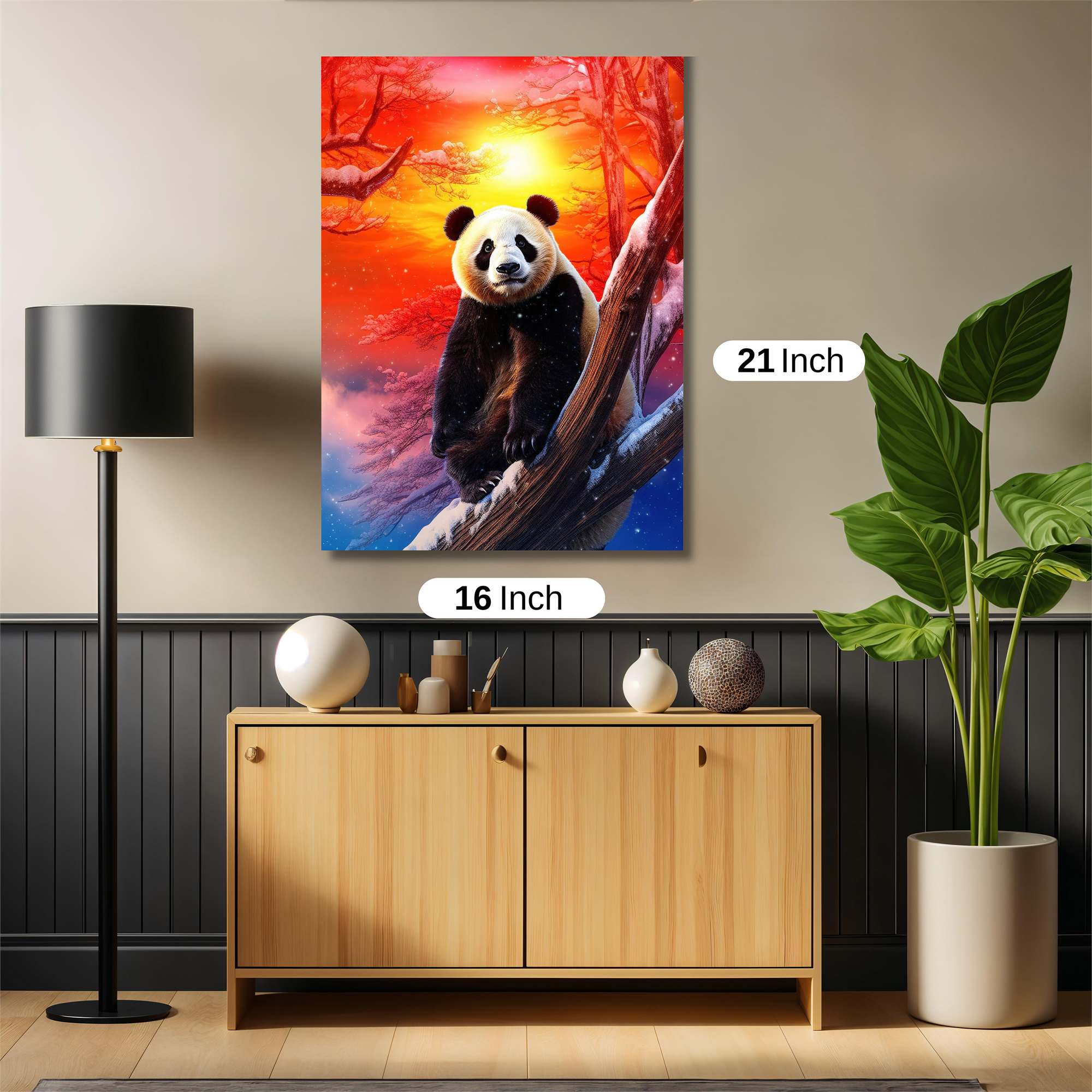 Panda Serenity Safe Wall Magnetic / M