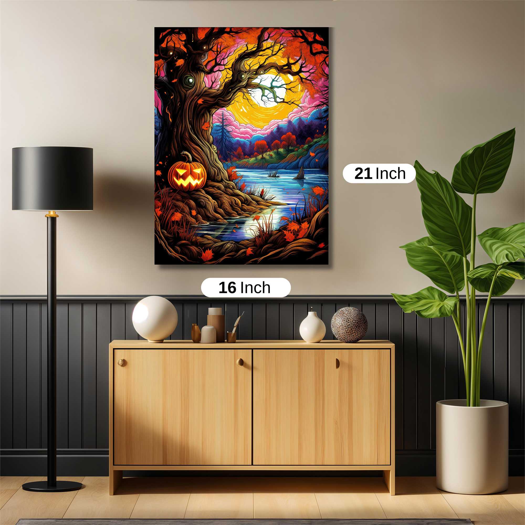 Pumpkin Whimsy Safe Wall Magnetic / M