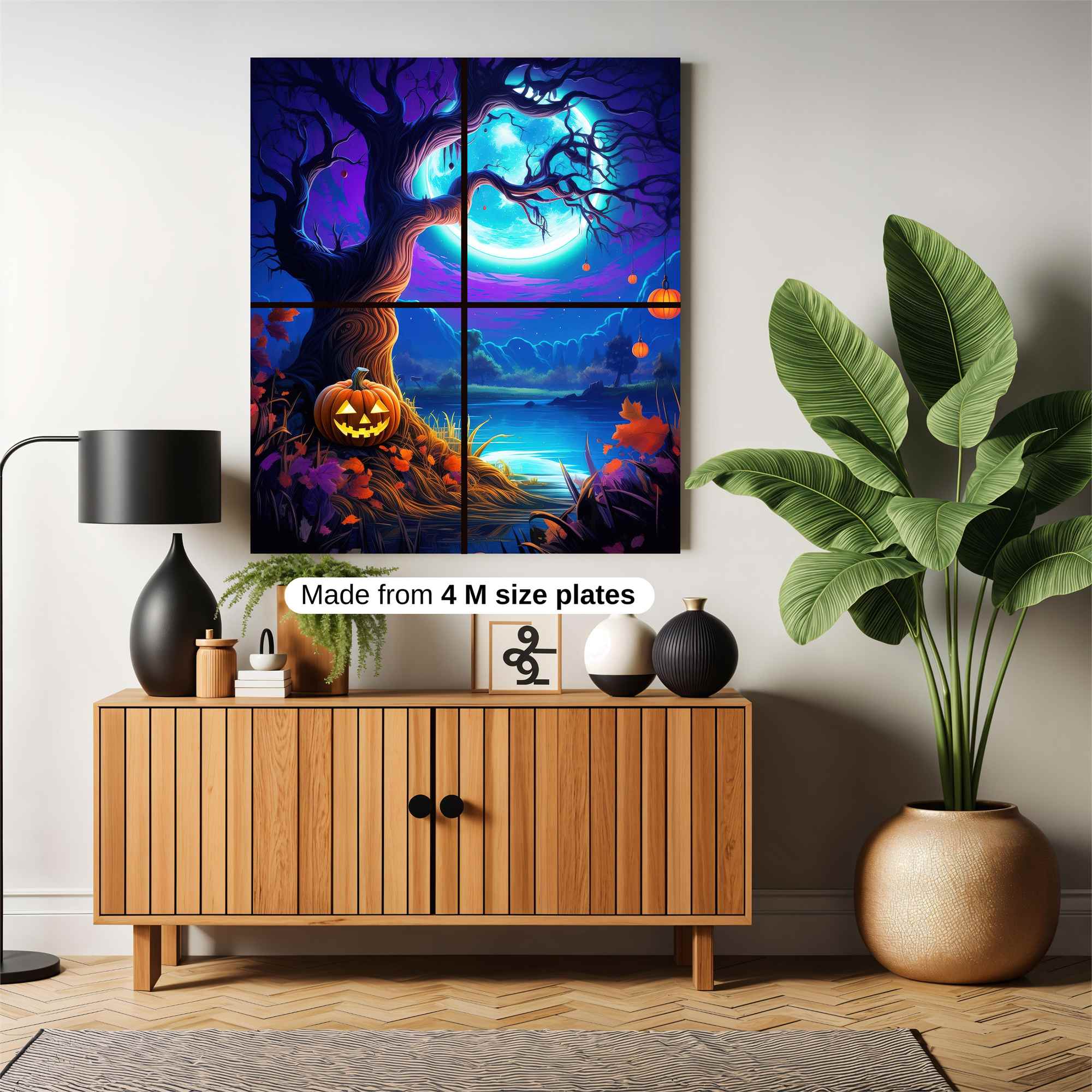 Pumpkin Whimsy Safe Wall Magnetic / M