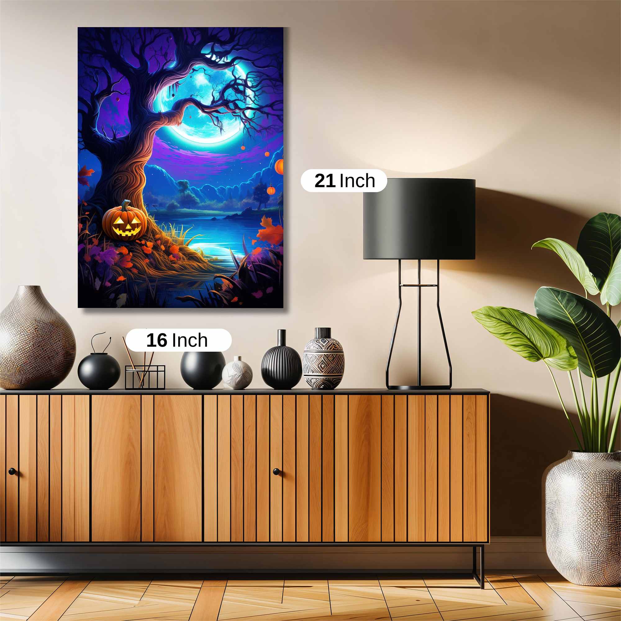 Pumpkin Whimsy Safe Wall Magnetic / M