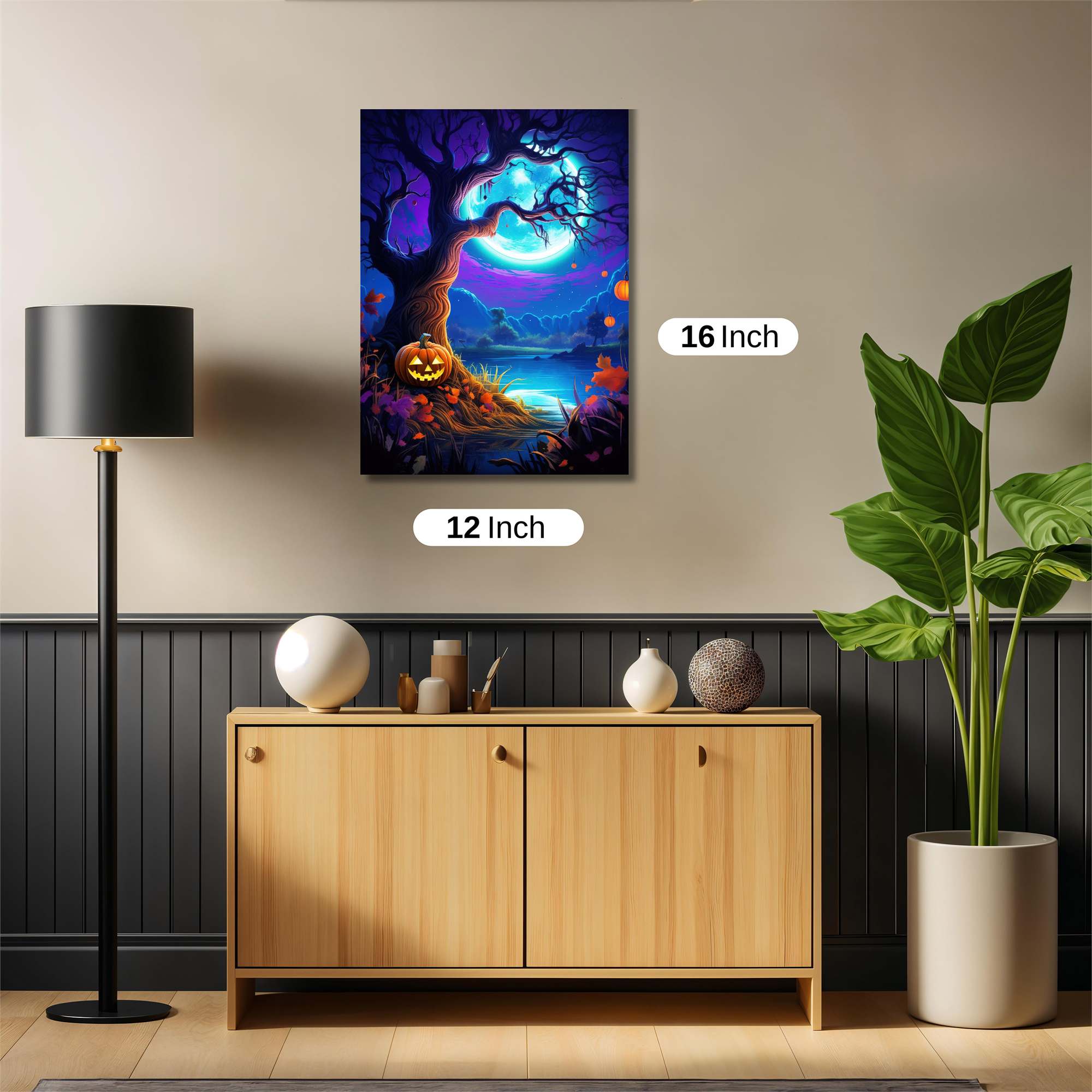 Pumpkin Whimsy Safe Wall Magnetic / M
