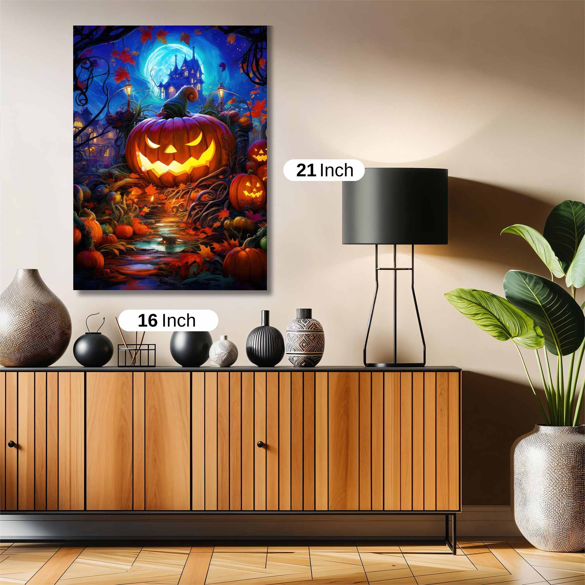 Pumpkin Whimsy Safe Wall Magnetic / M