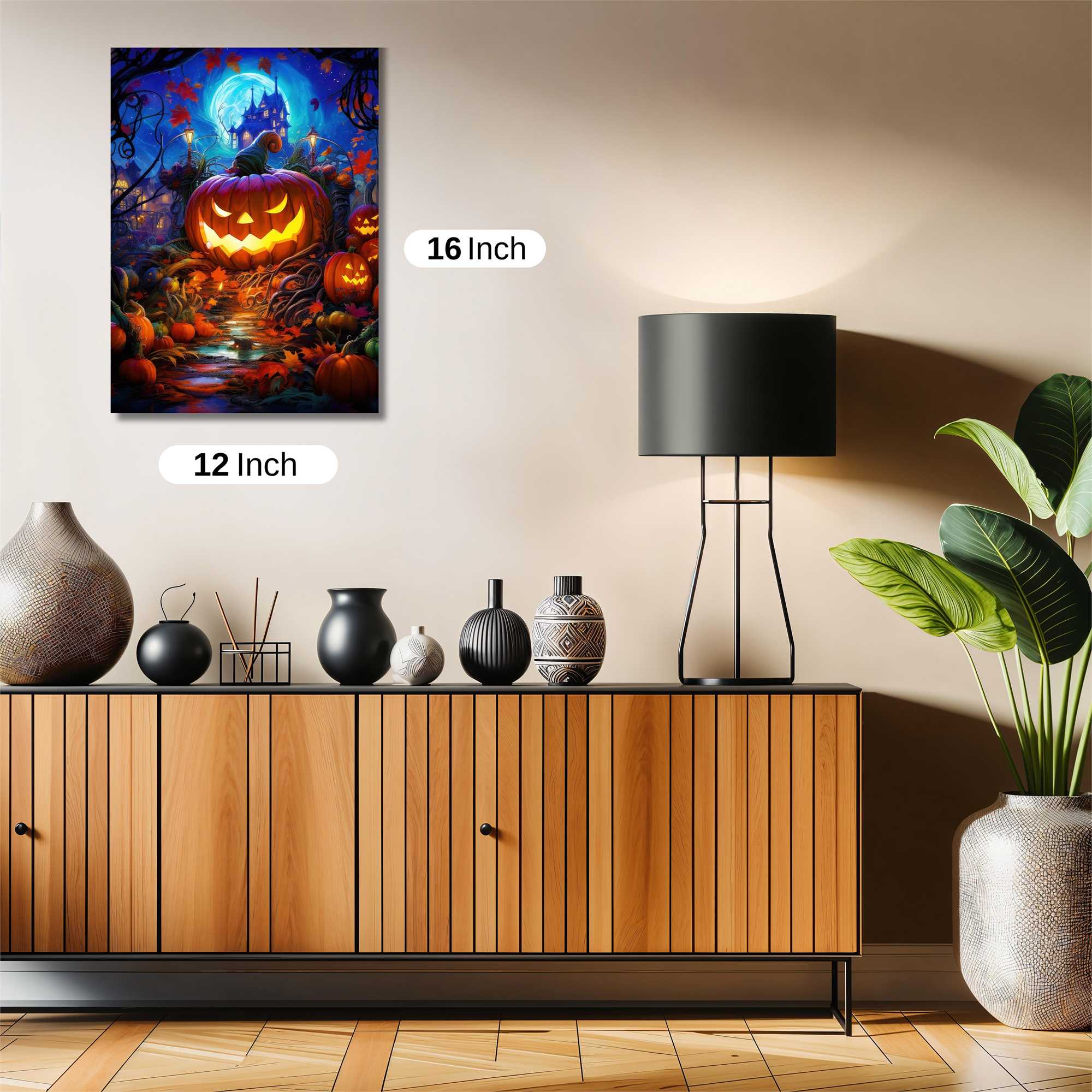 Pumpkin Whimsy Safe Wall Magnetic / M
