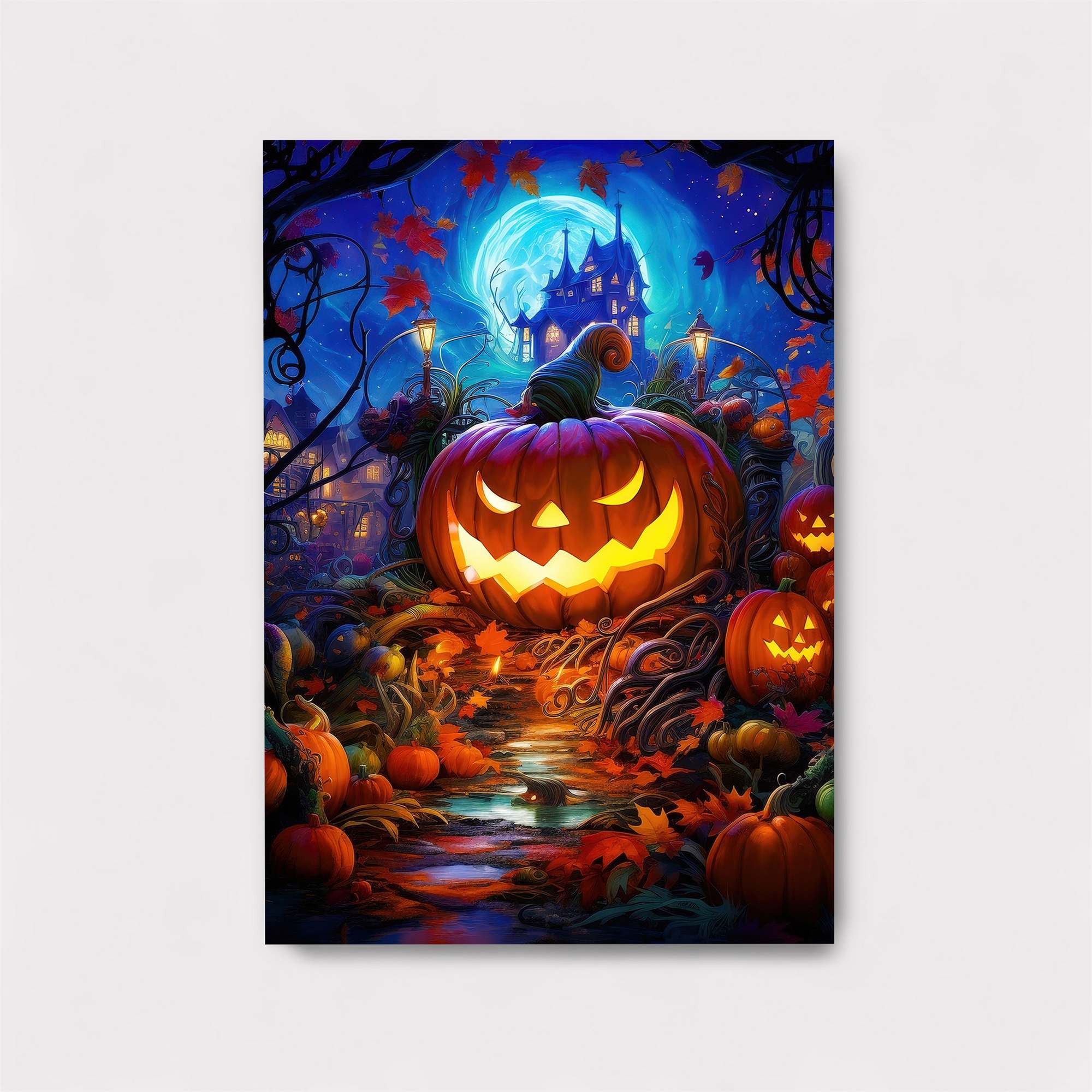 Pumpkin Whimsy Safe Wall Magnetic / M
