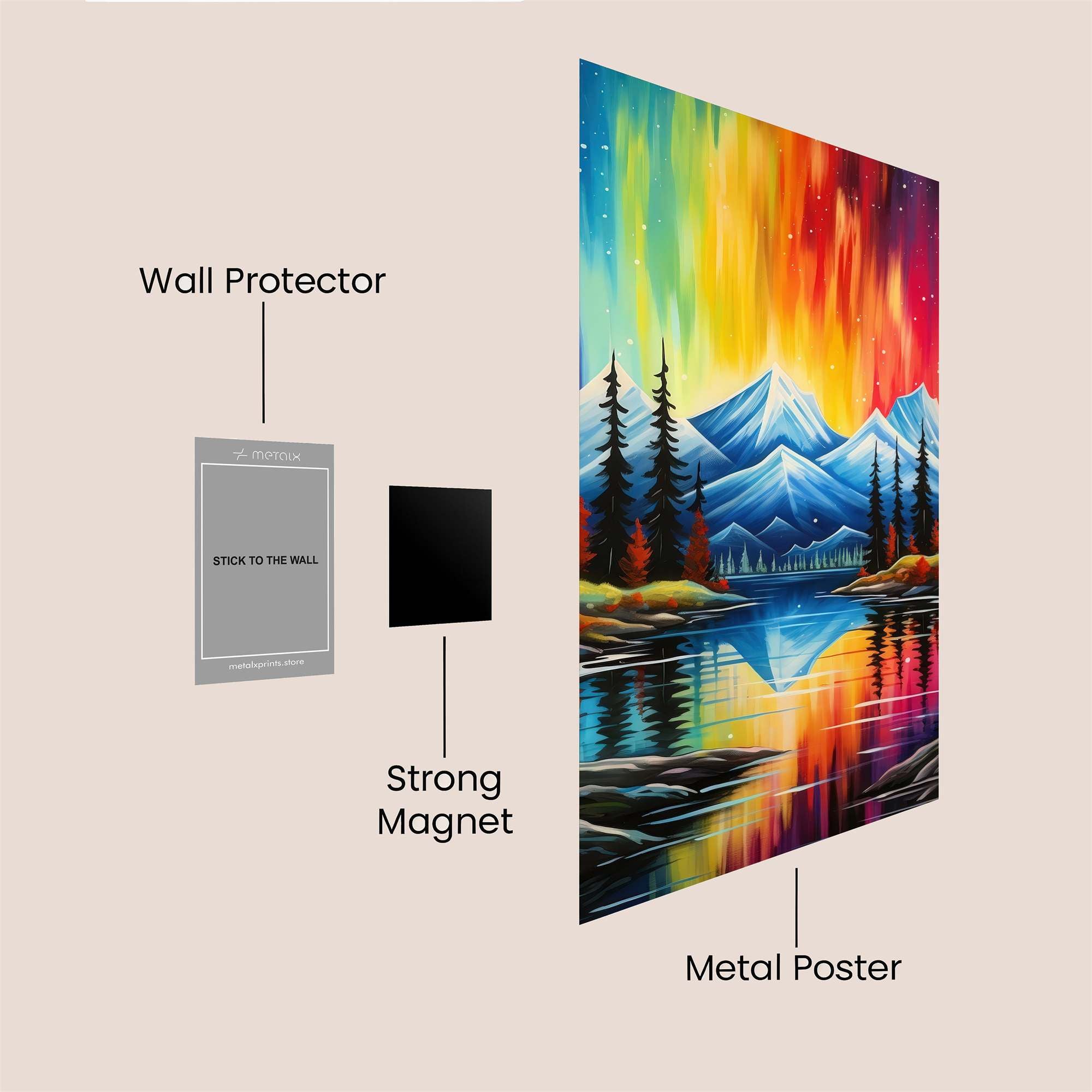 Aurora Dream Safe Wall Magnetic / M