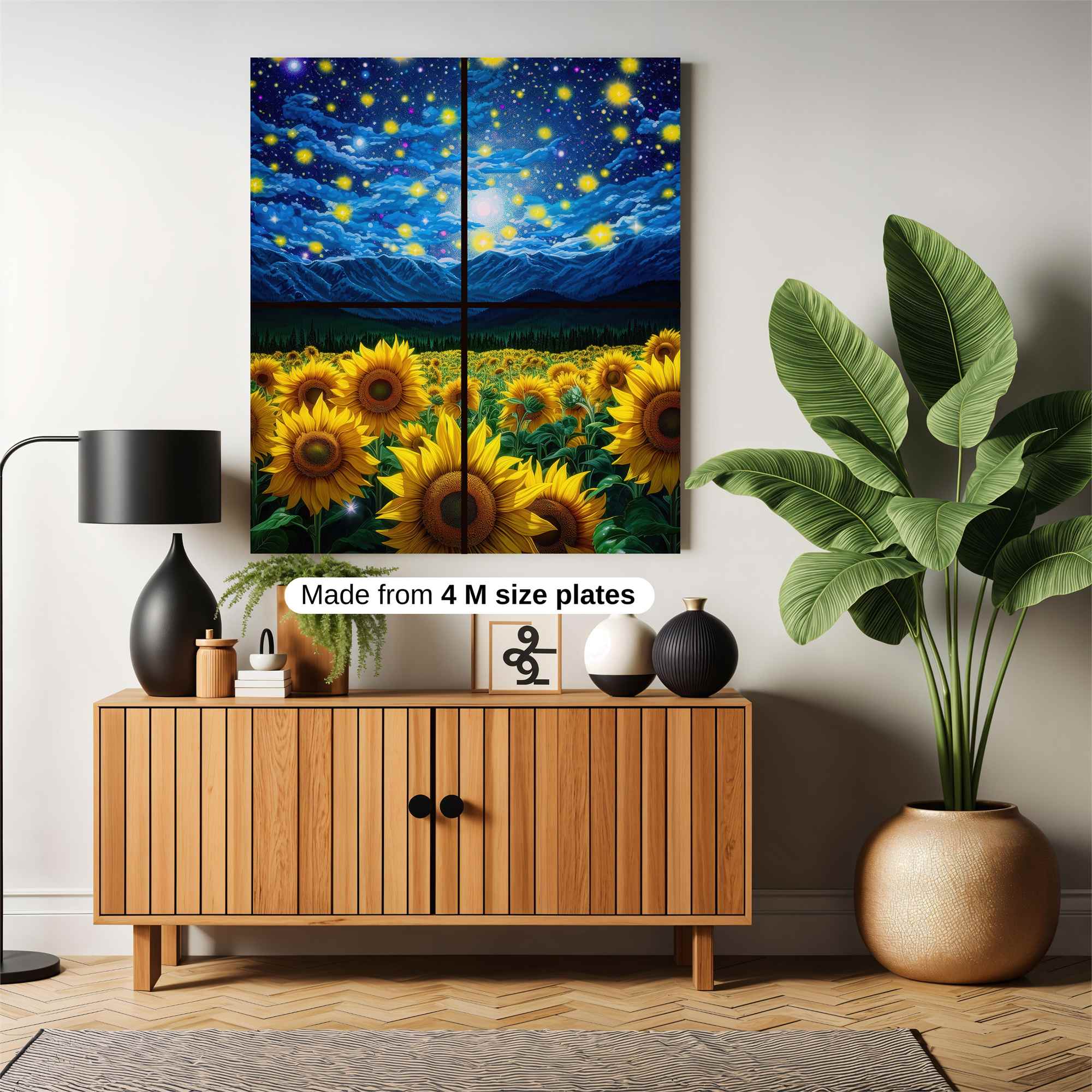 Sunflowers Dreamscape Safe Wall Magnetic / M
