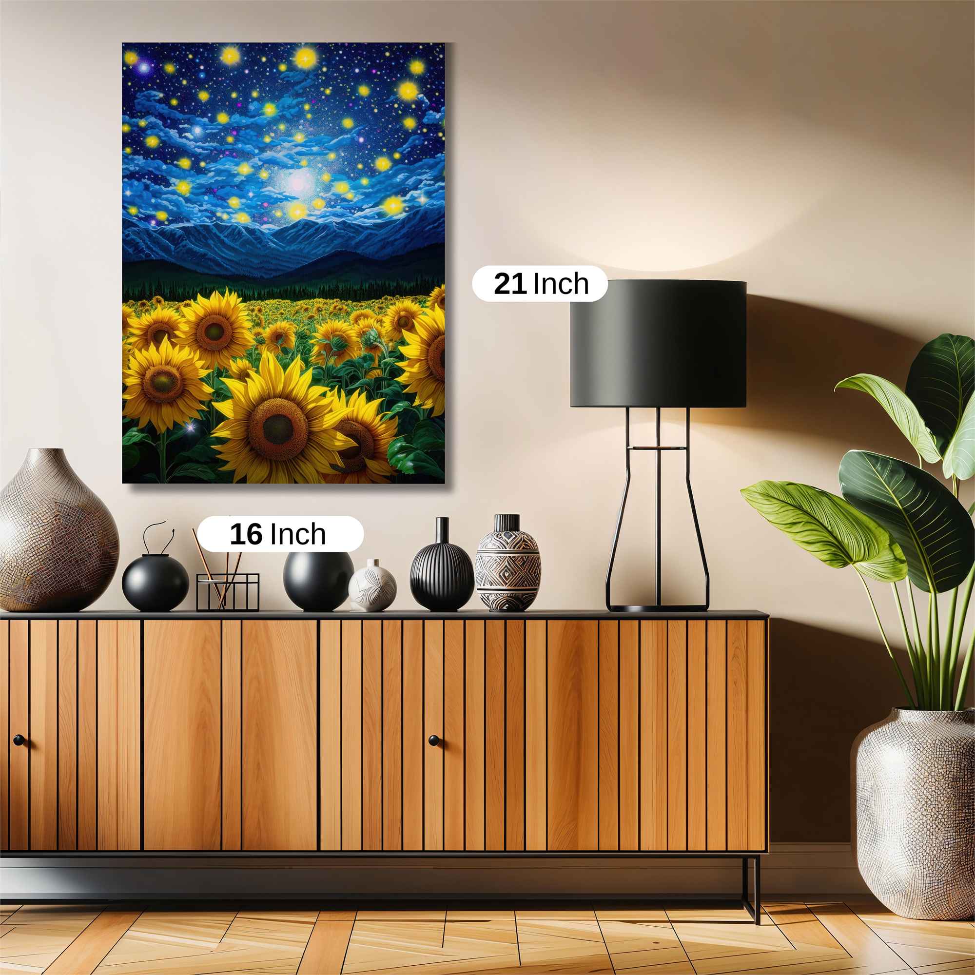 Sunflowers Dreamscape Safe Wall Magnetic / M