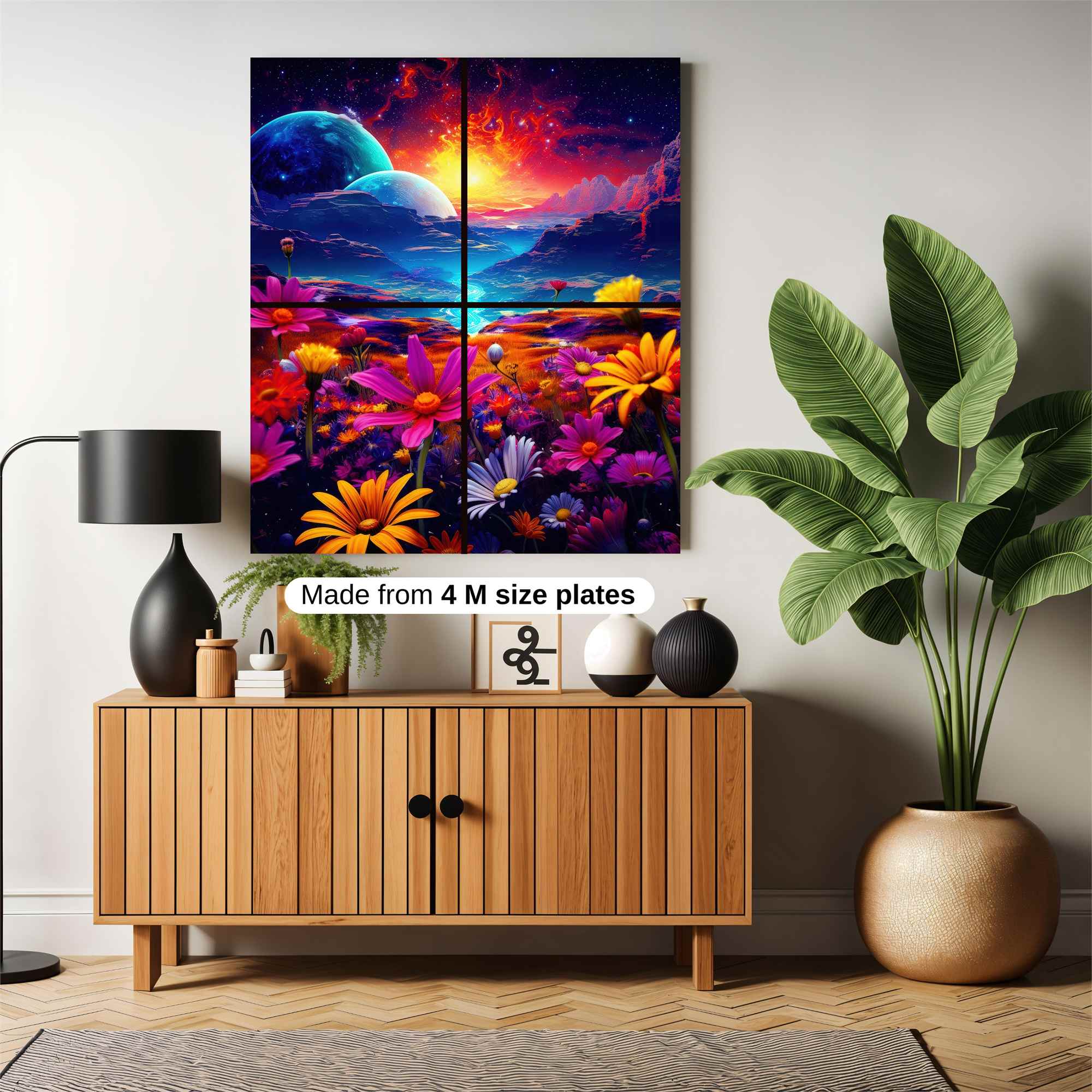 Cosmic Bloom Safe Wall Magnetic / M