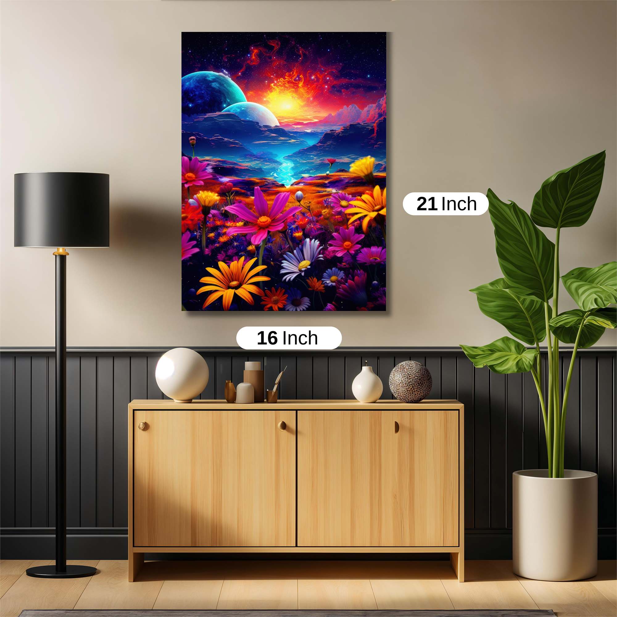 Cosmic Bloom Safe Wall Magnetic / M