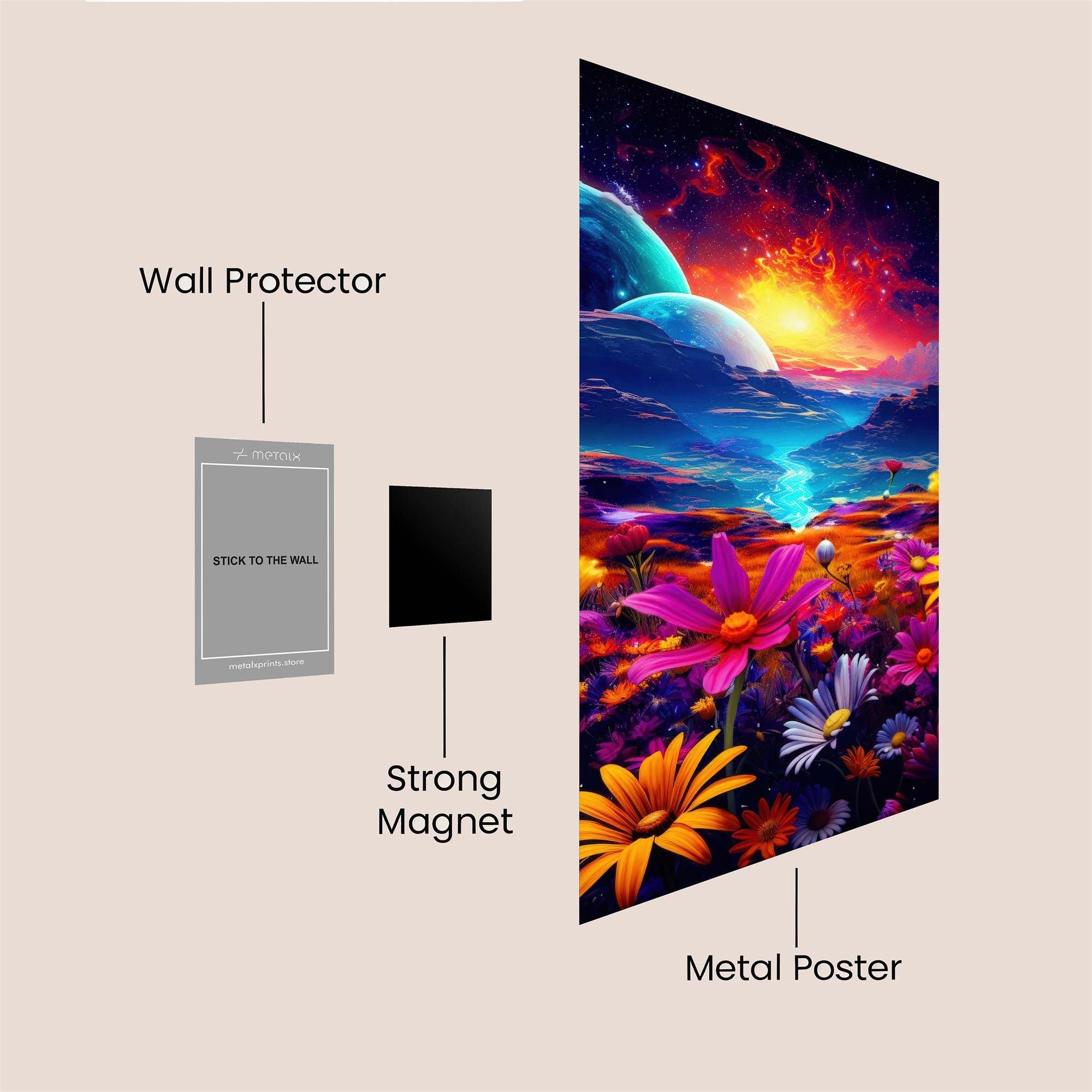 Cosmic Bloom Safe Wall Magnetic / M