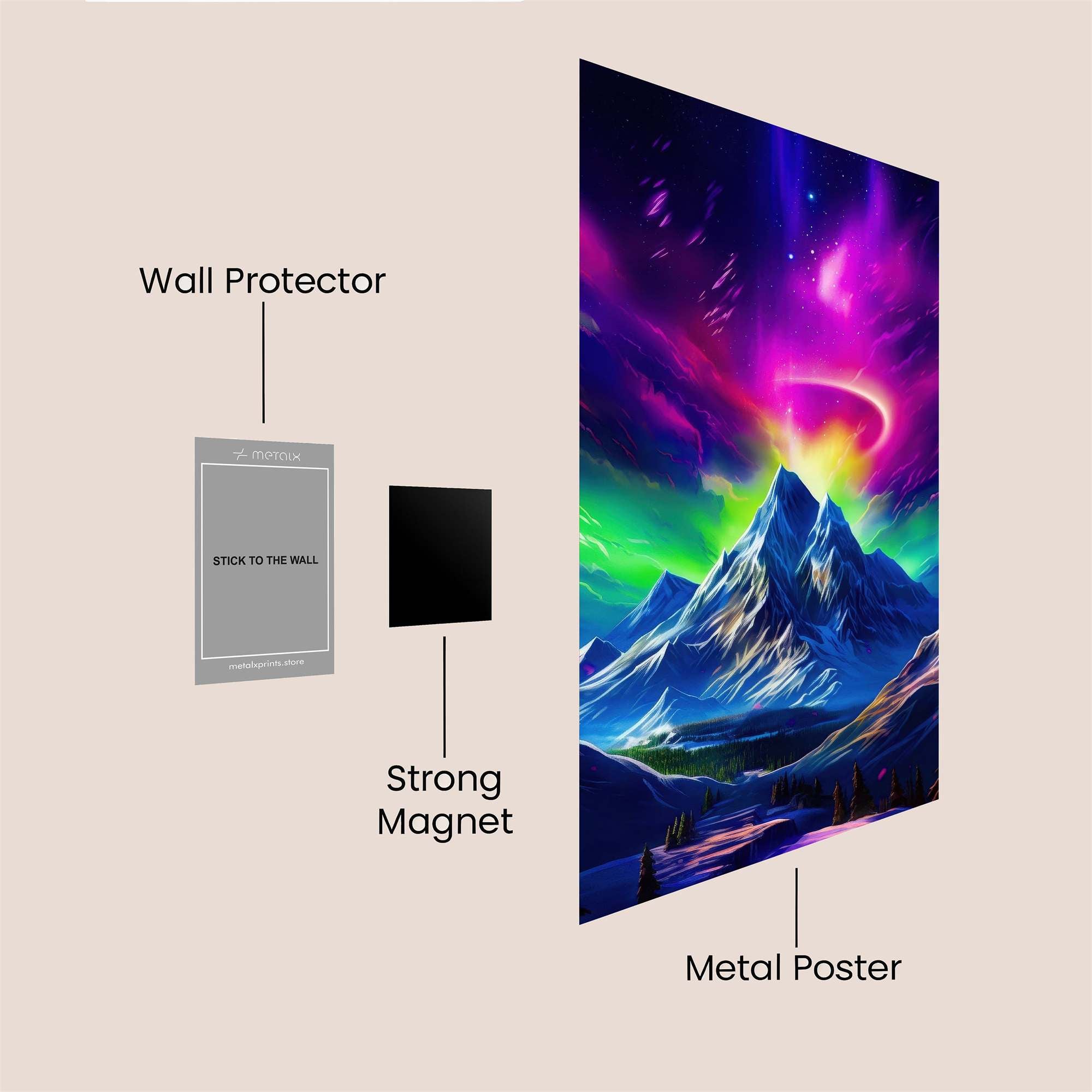 Aurora Bliss Safe Wall Magnetic / M
