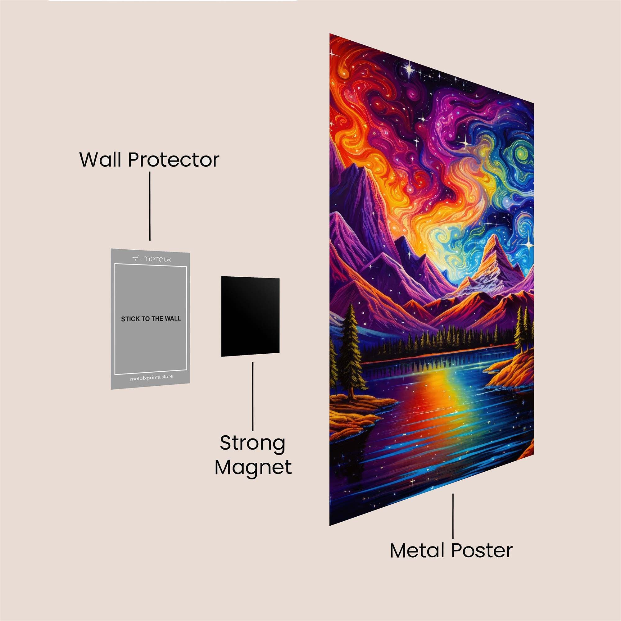 Aurora Dream Safe Wall Magnetic / M