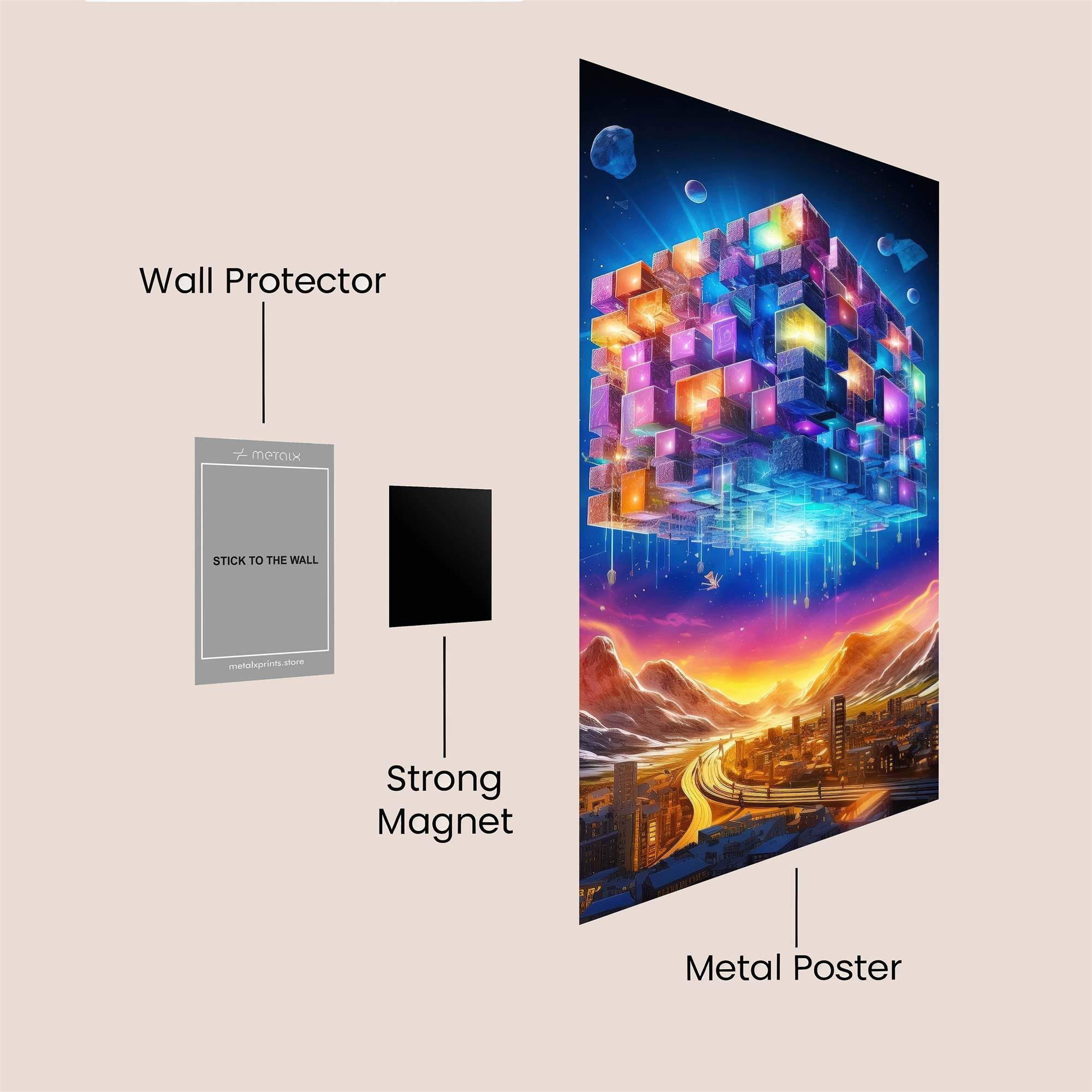 Cosmic Radiance Safe Wall Magnetic / M