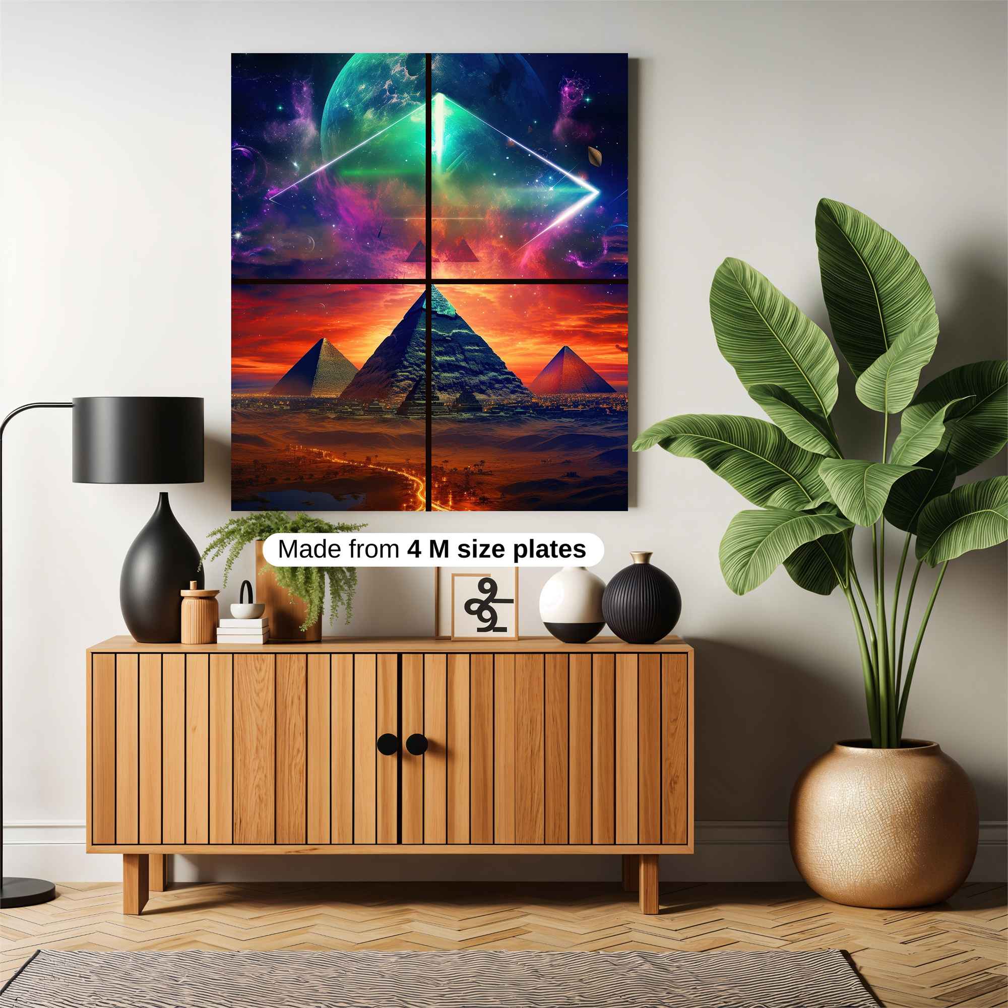 Pyramidic Radiance Safe Wall Magnetic / M