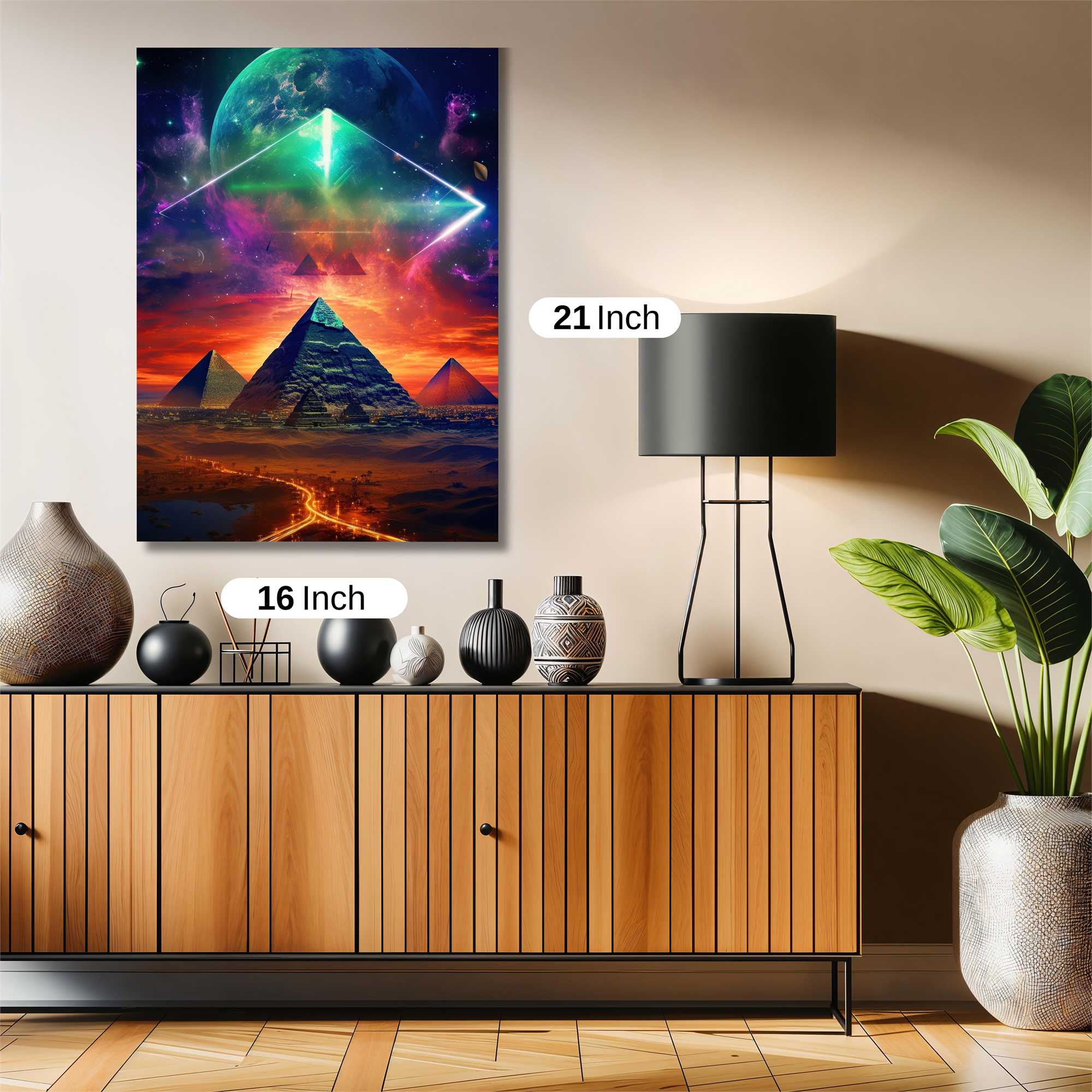 Pyramidic Radiance Safe Wall Magnetic / M