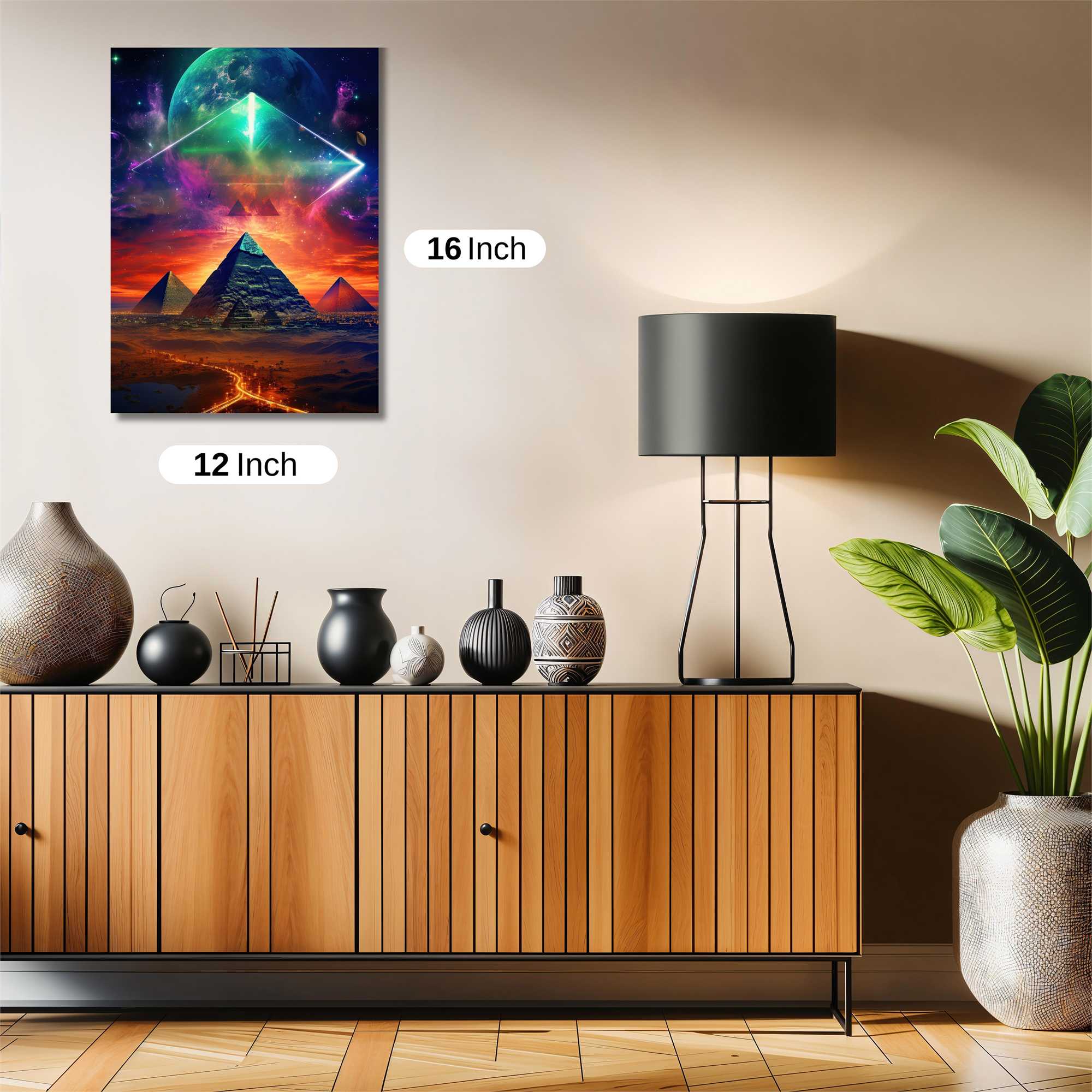 Pyramidic Radiance Safe Wall Magnetic / M