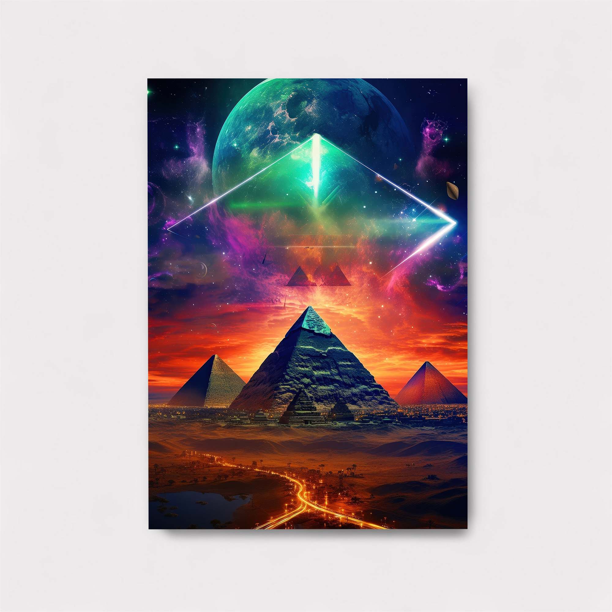 Pyramidic Radiance Safe Wall Magnetic / M