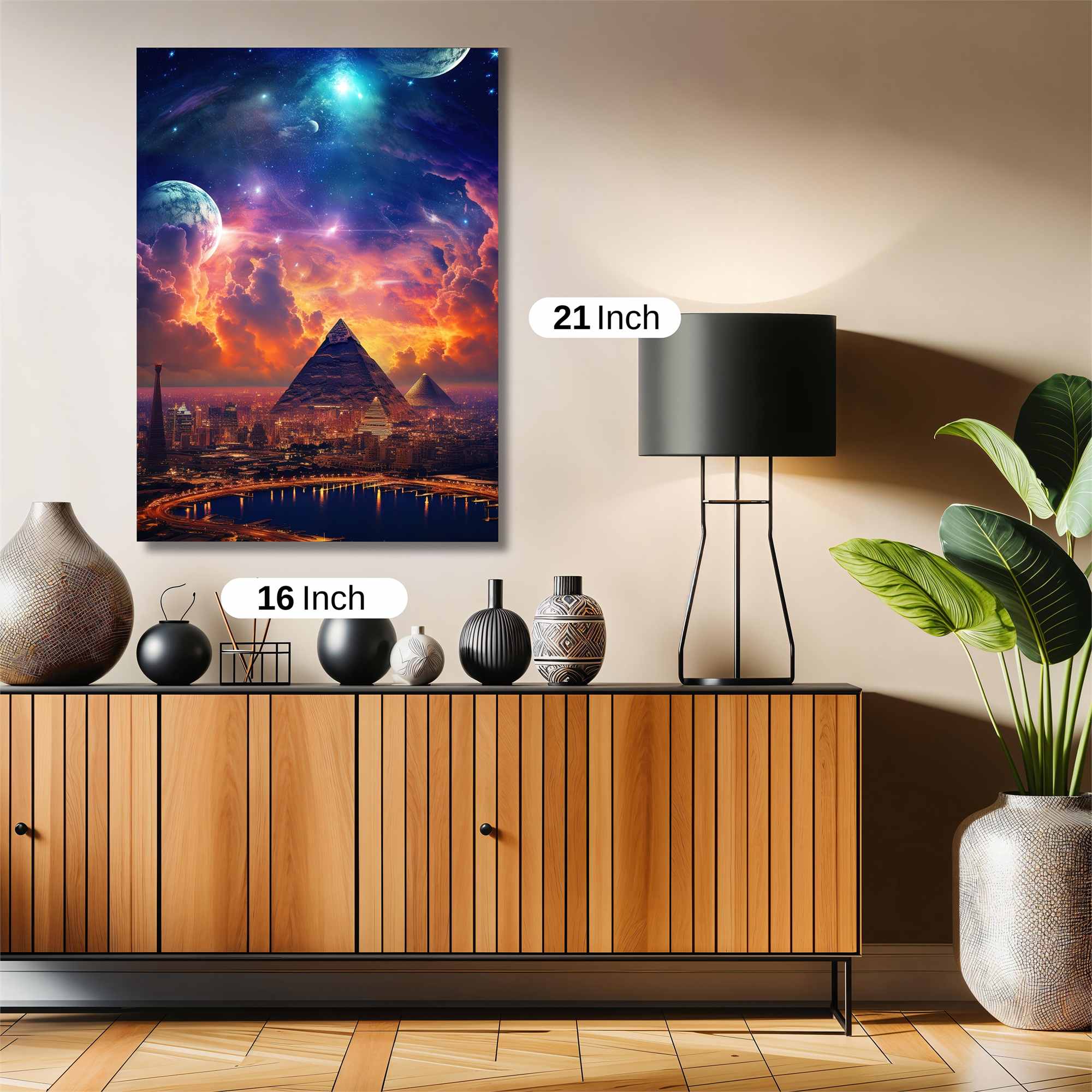 Pyramidic Dreamscape Safe Wall Magnetic / M
