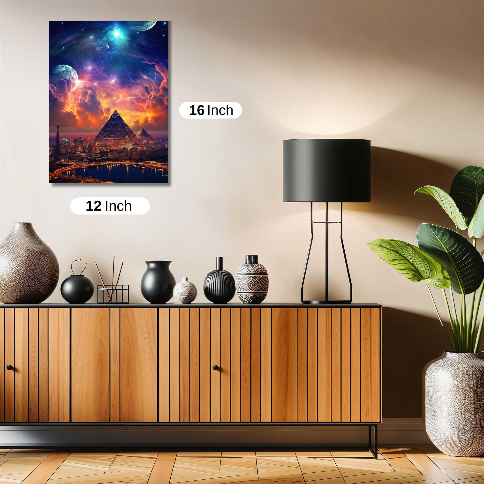 Pyramidic Dreamscape Safe Wall Magnetic / M