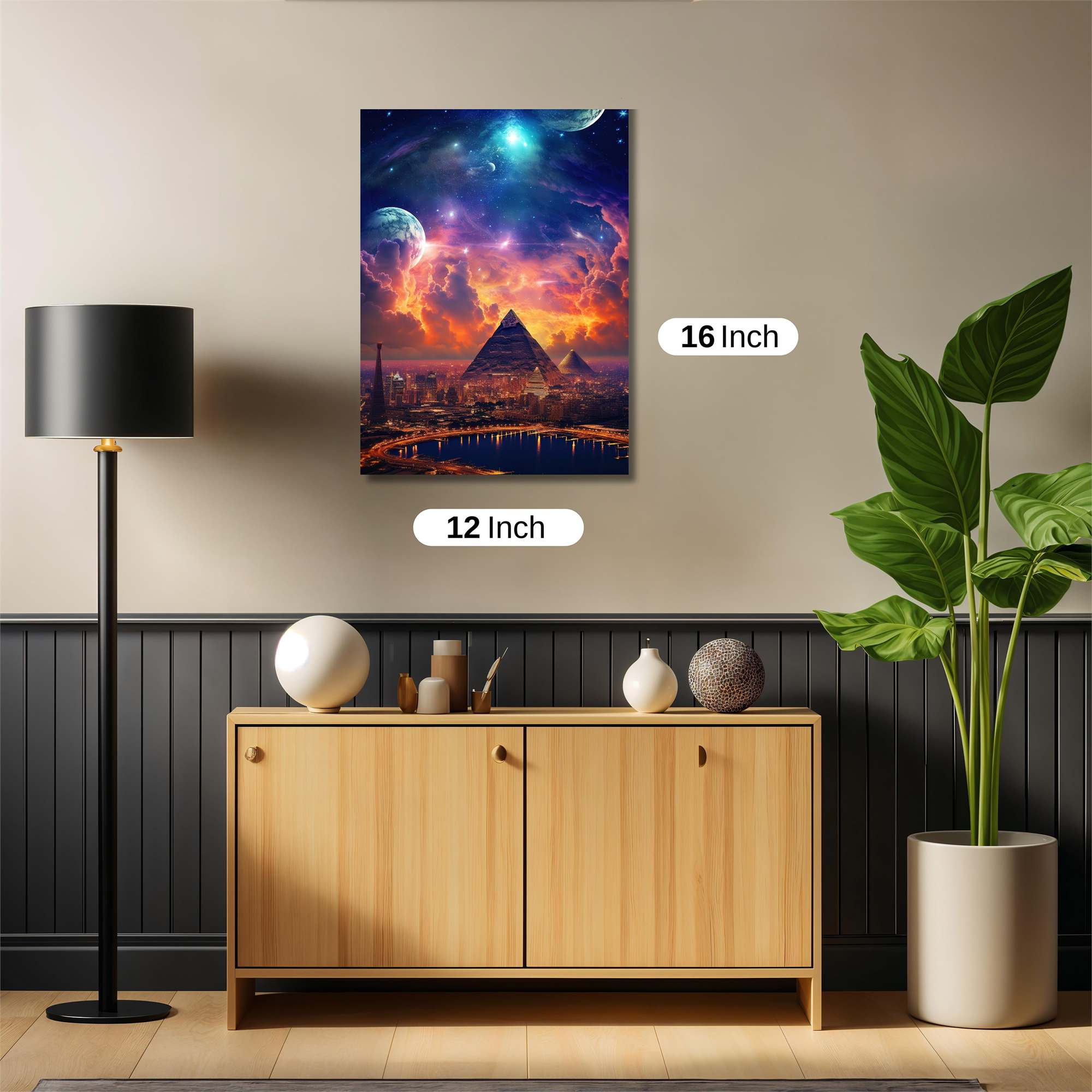 Pyramidic Dreamscape Safe Wall Magnetic / M