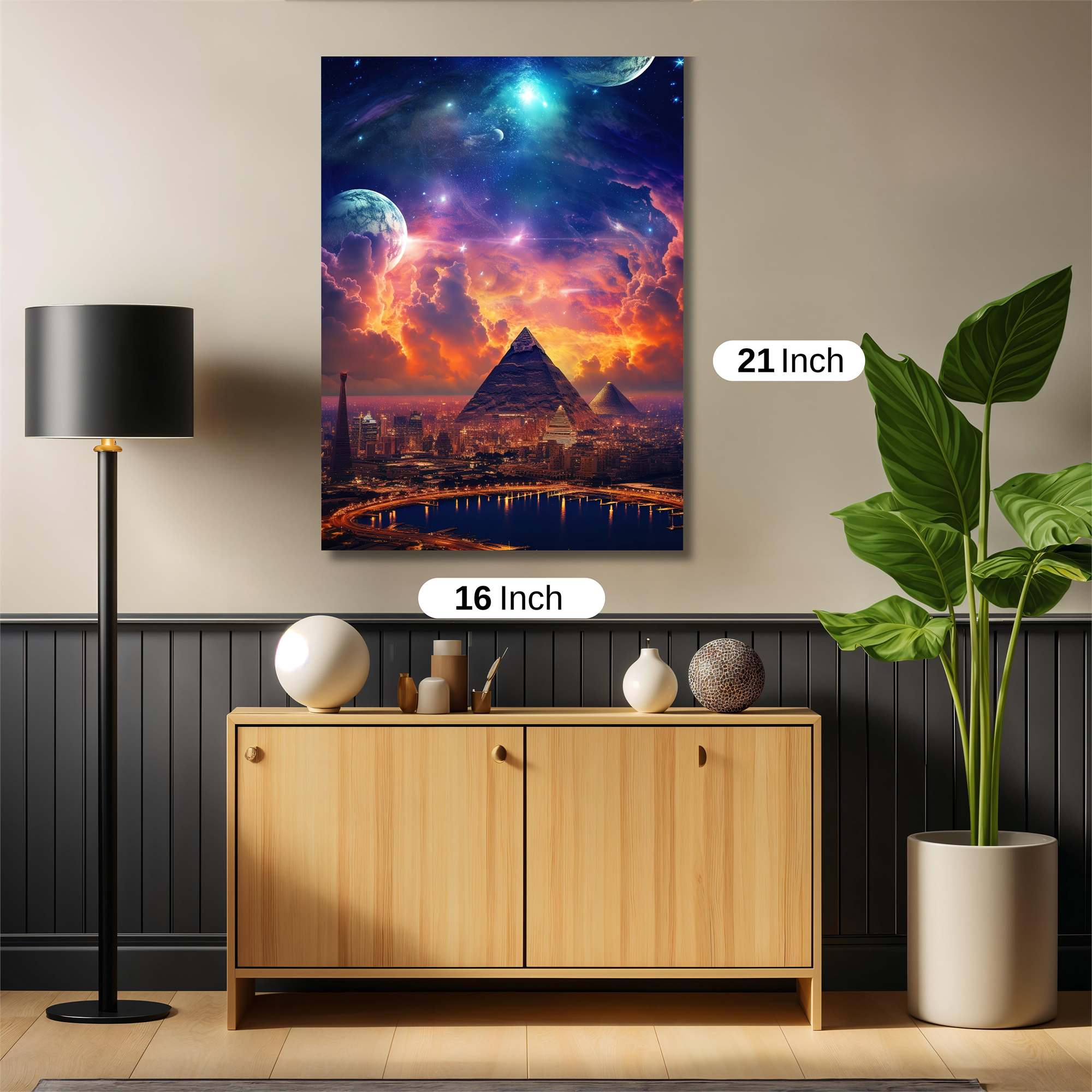 Pyramidic Dreamscape Safe Wall Magnetic / M