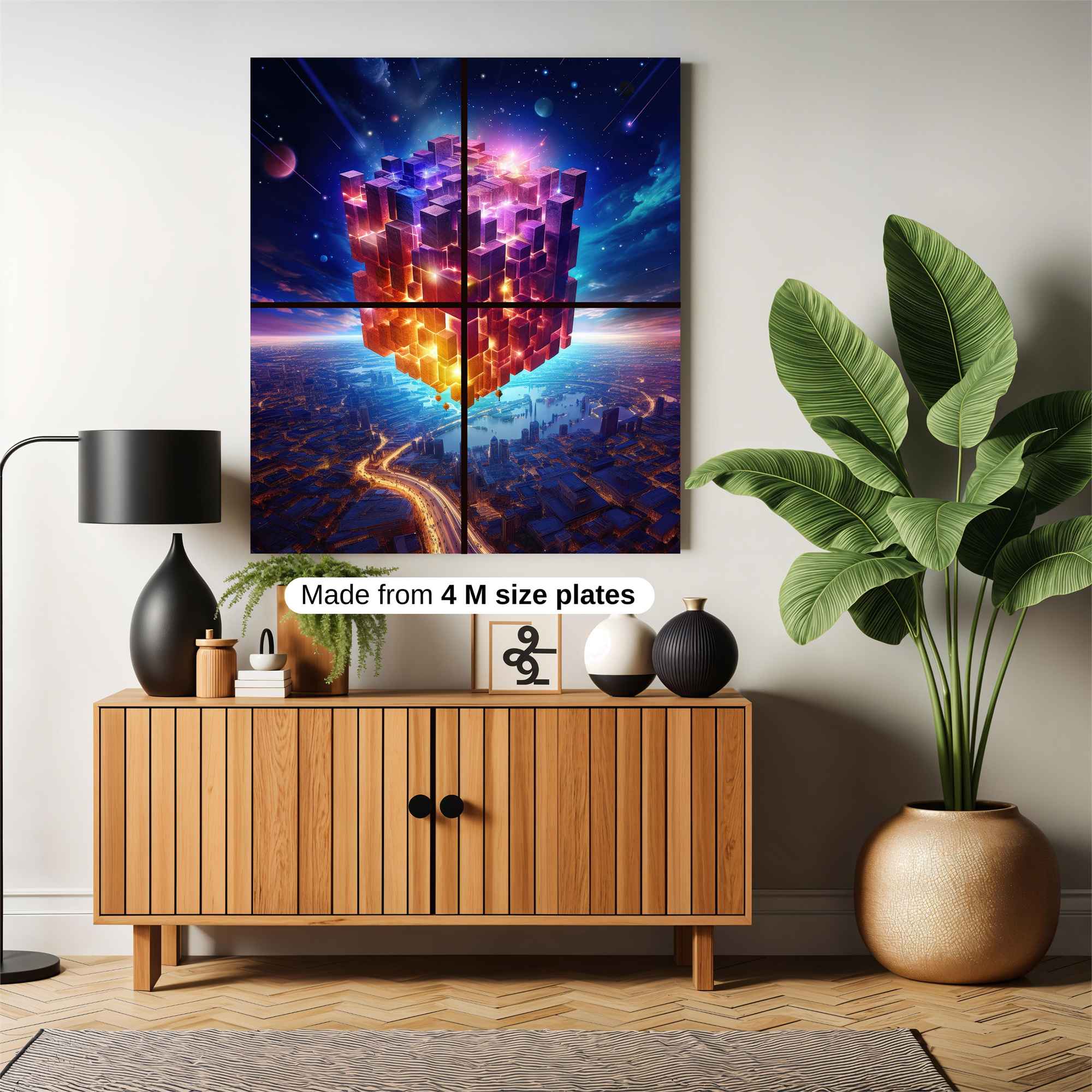 Cube Radiance Safe Wall Magnetic / M