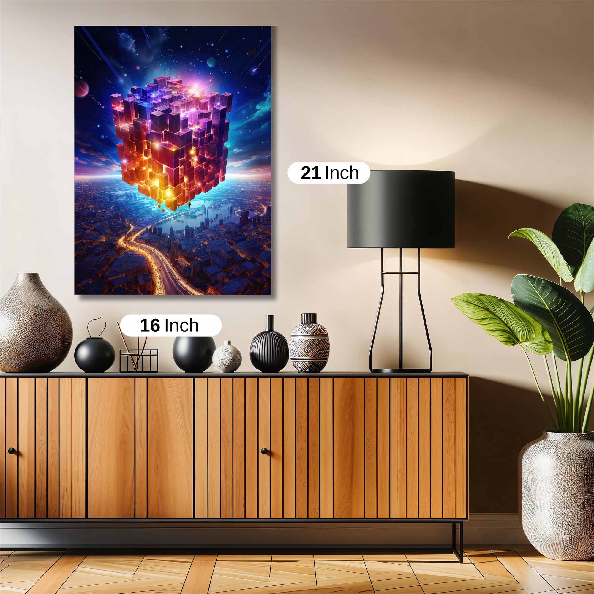 Cube Radiance Safe Wall Magnetic / M