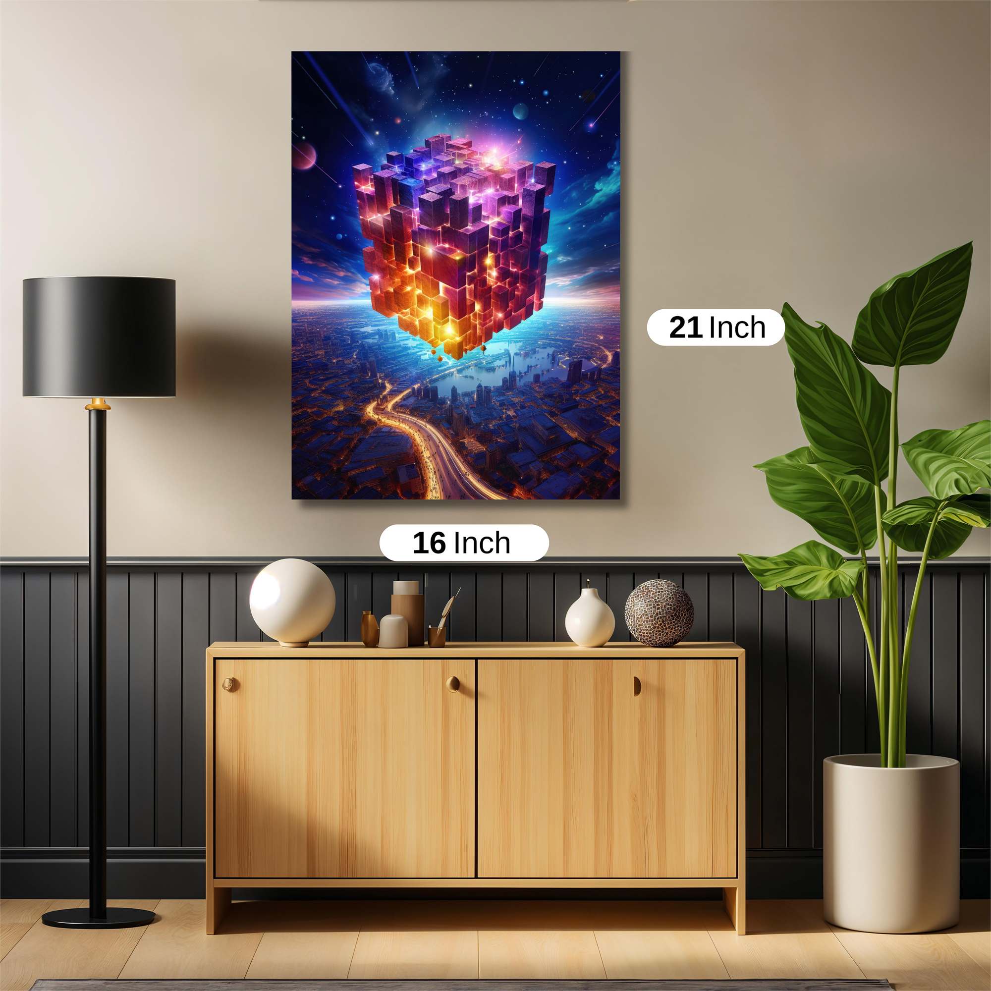 Cube Radiance Safe Wall Magnetic / M