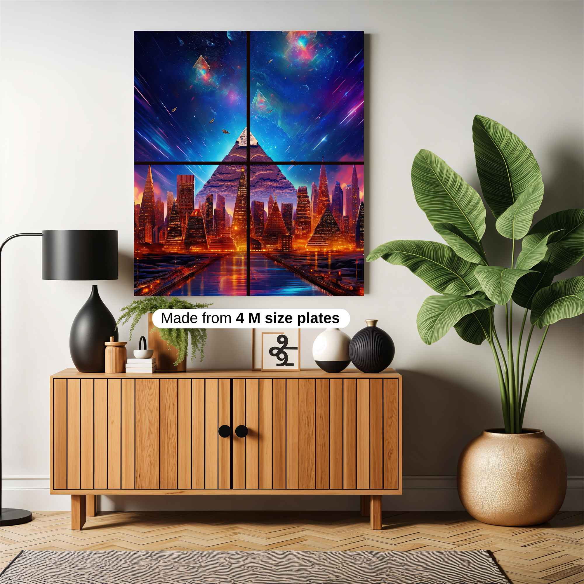 Pyramid Dreamscape Safe Wall Magnetic / M