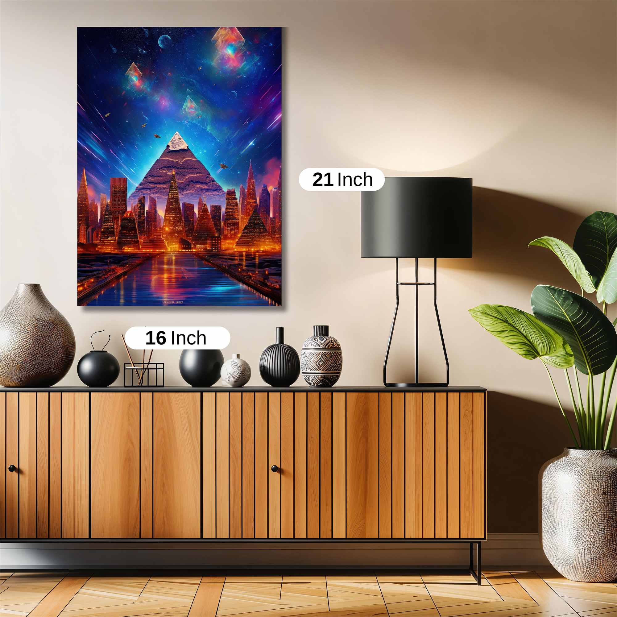 Pyramid Dreamscape Safe Wall Magnetic / M