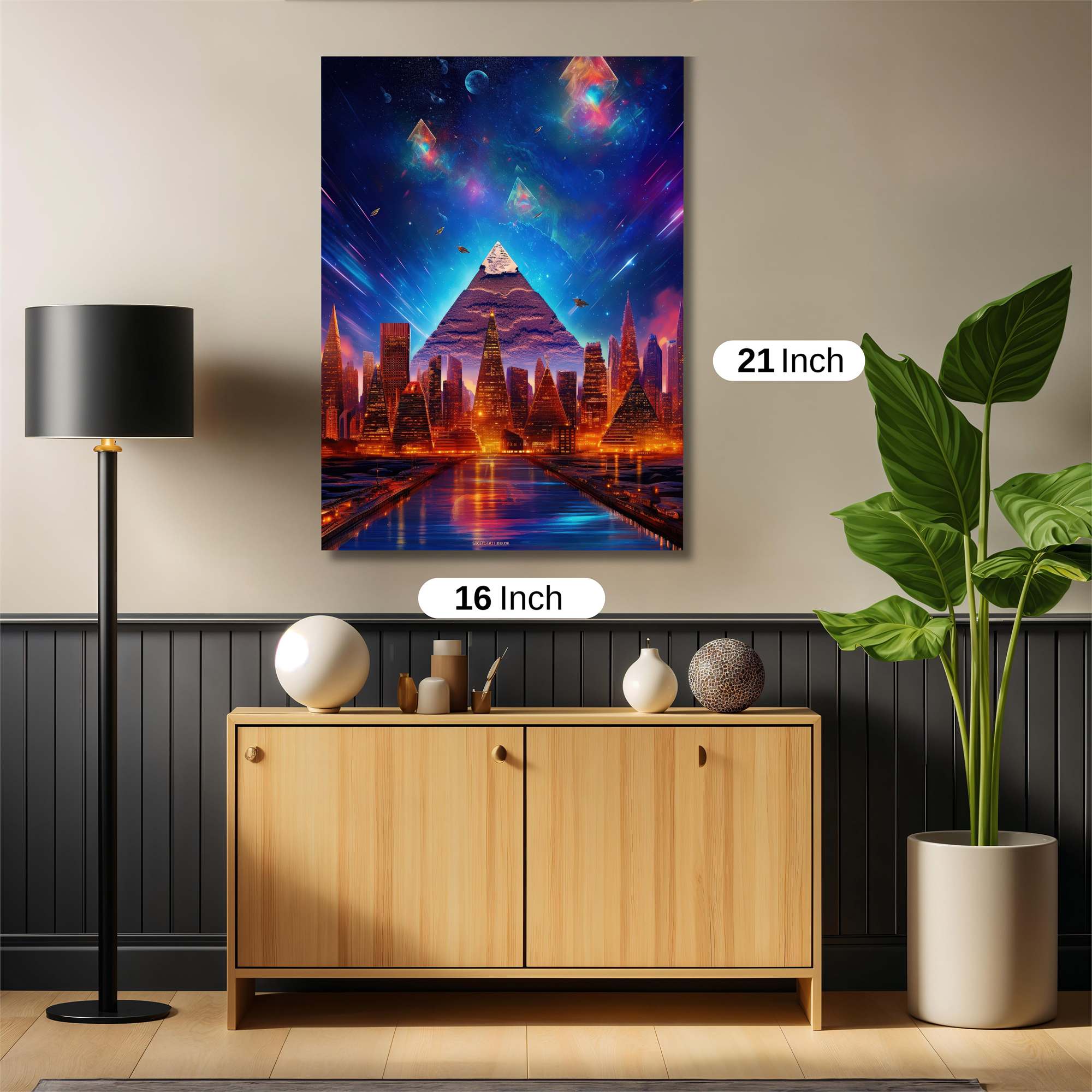 Pyramid Dreamscape Safe Wall Magnetic / M