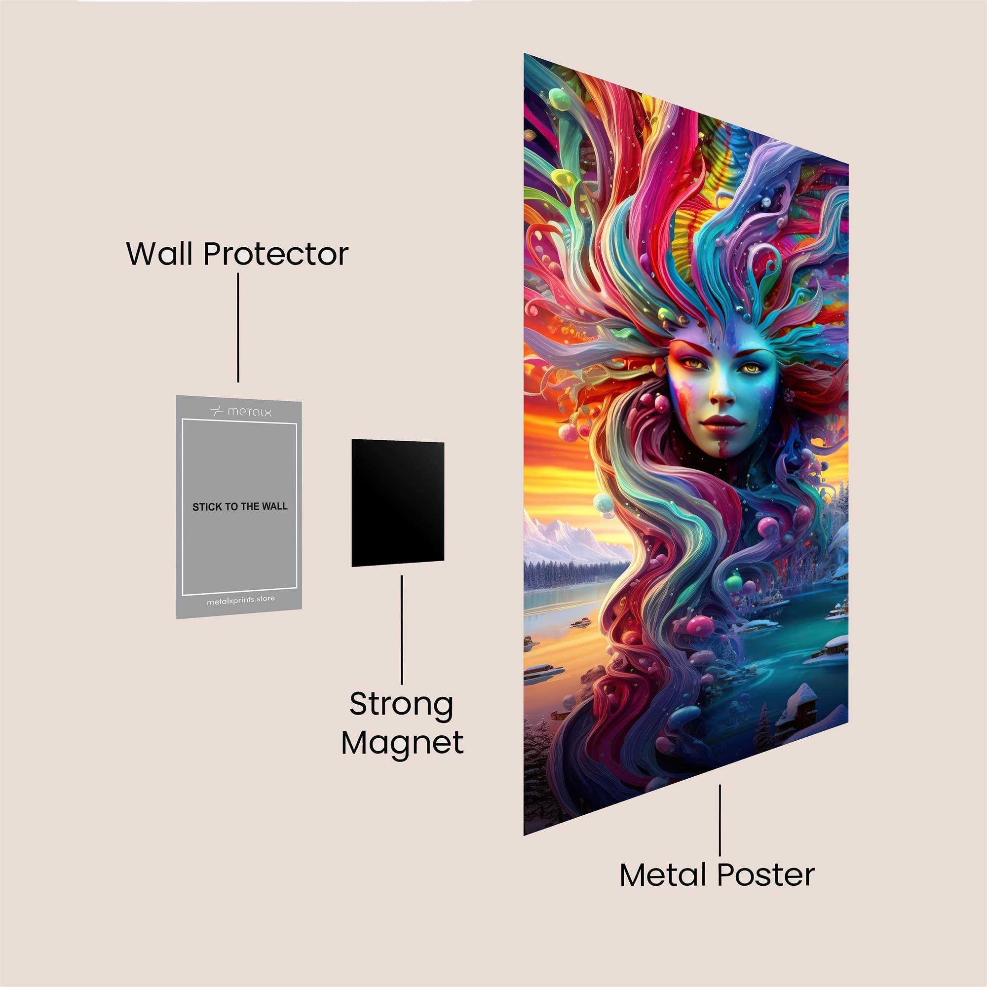 Aurora Dream Safe Wall Magnetic / M