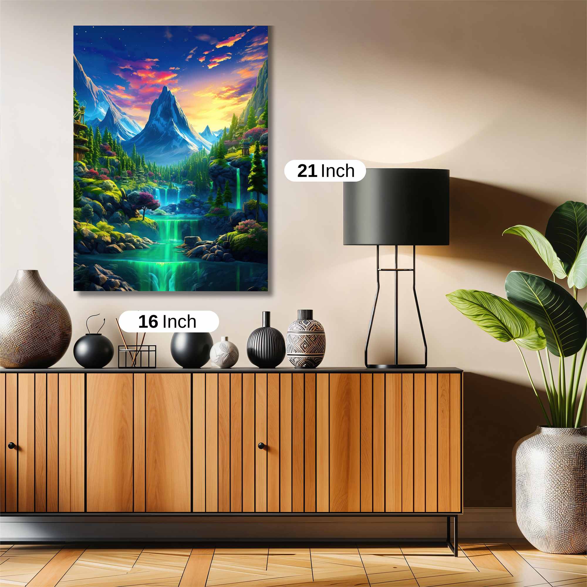 Mountain Serenity Safe Wall Magnetic / M