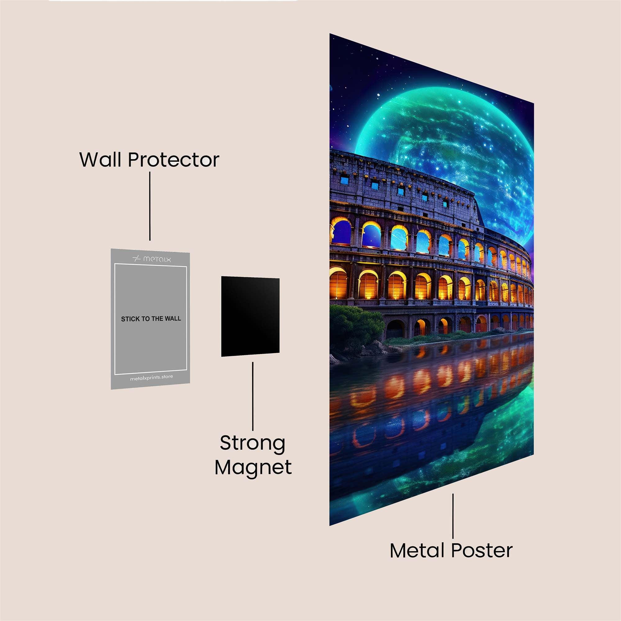 Coliseum Dreamscape Safe Wall Magnetic / M