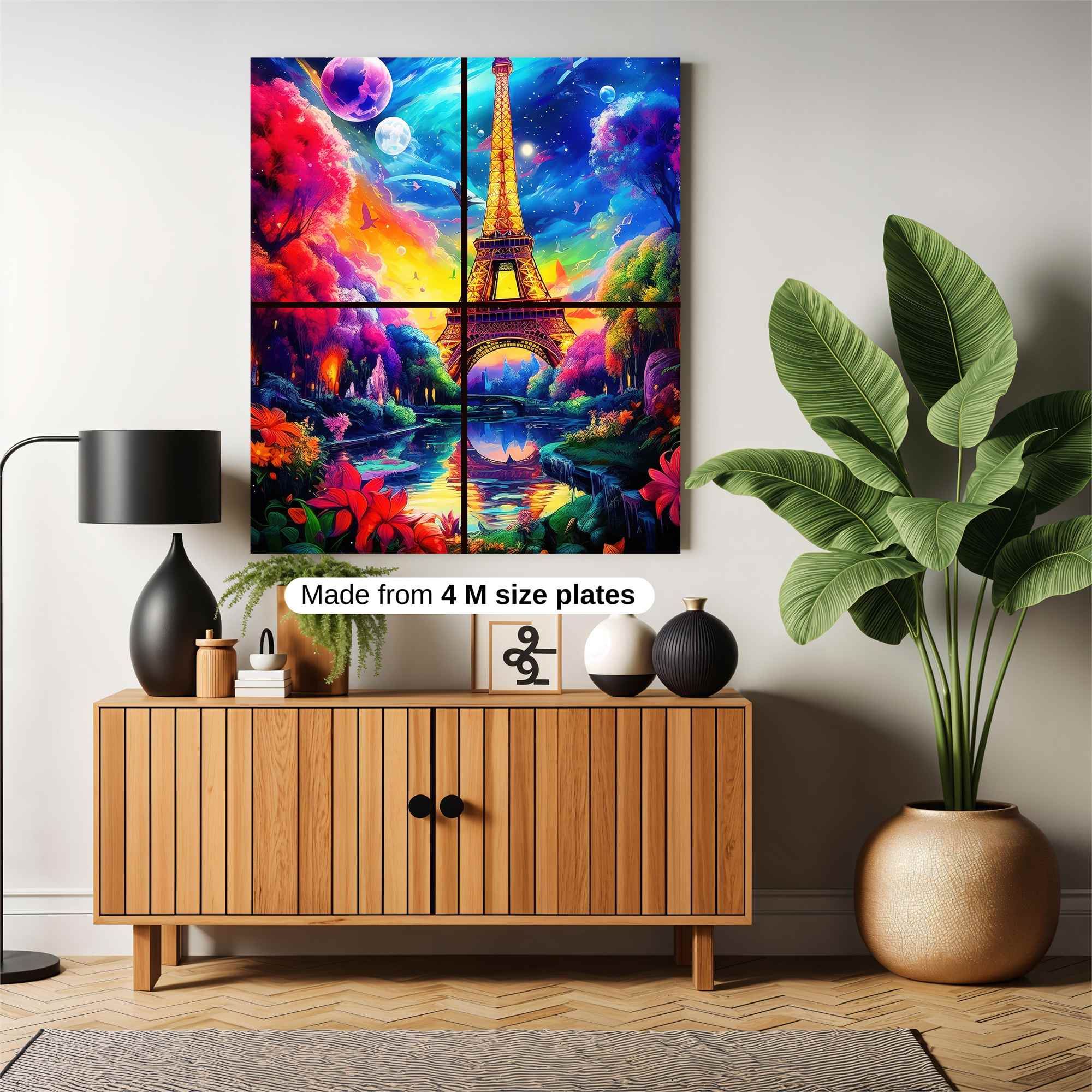 Eiffel Dreamscape Safe Wall Magnetic / M
