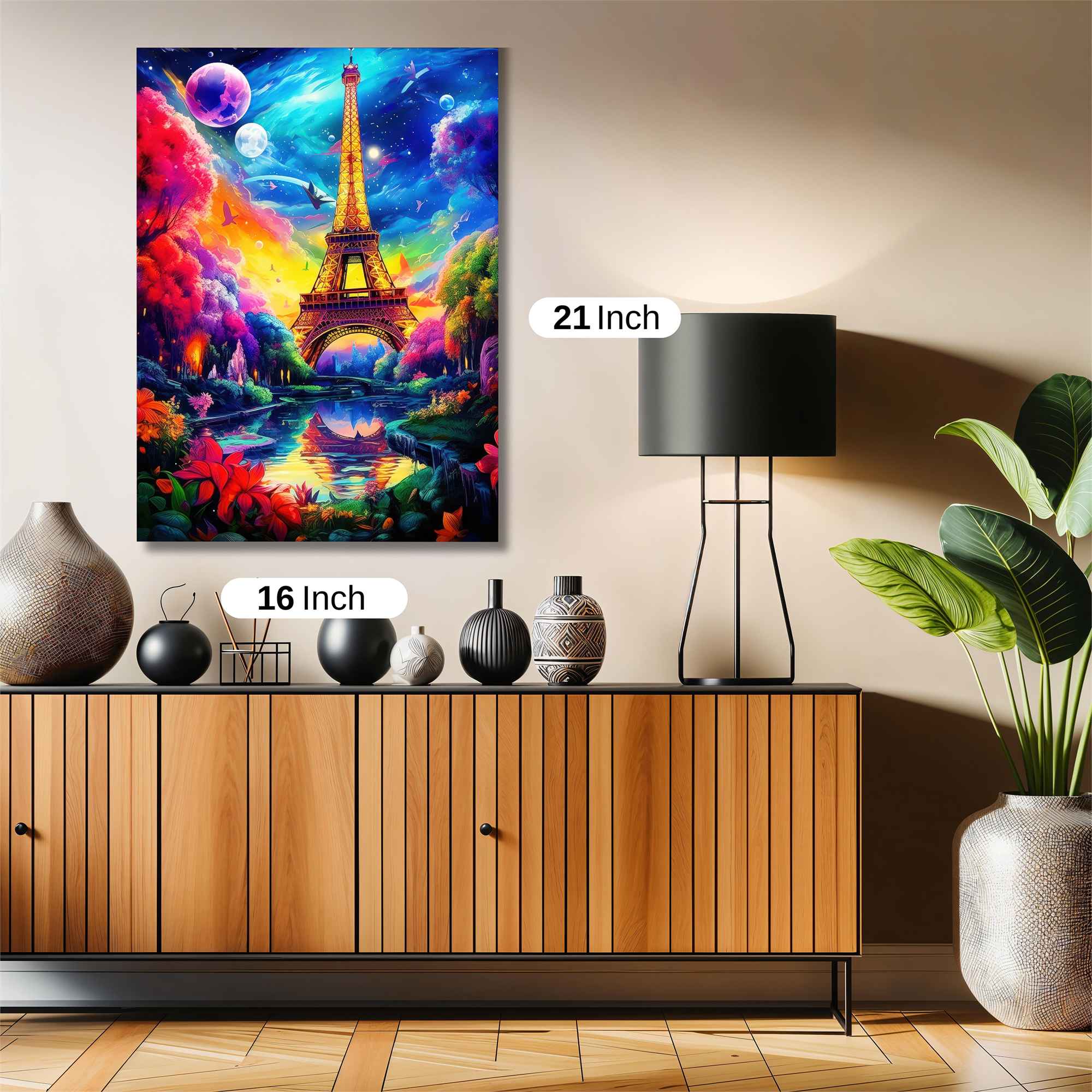 Eiffel Dreamscape Safe Wall Magnetic / M