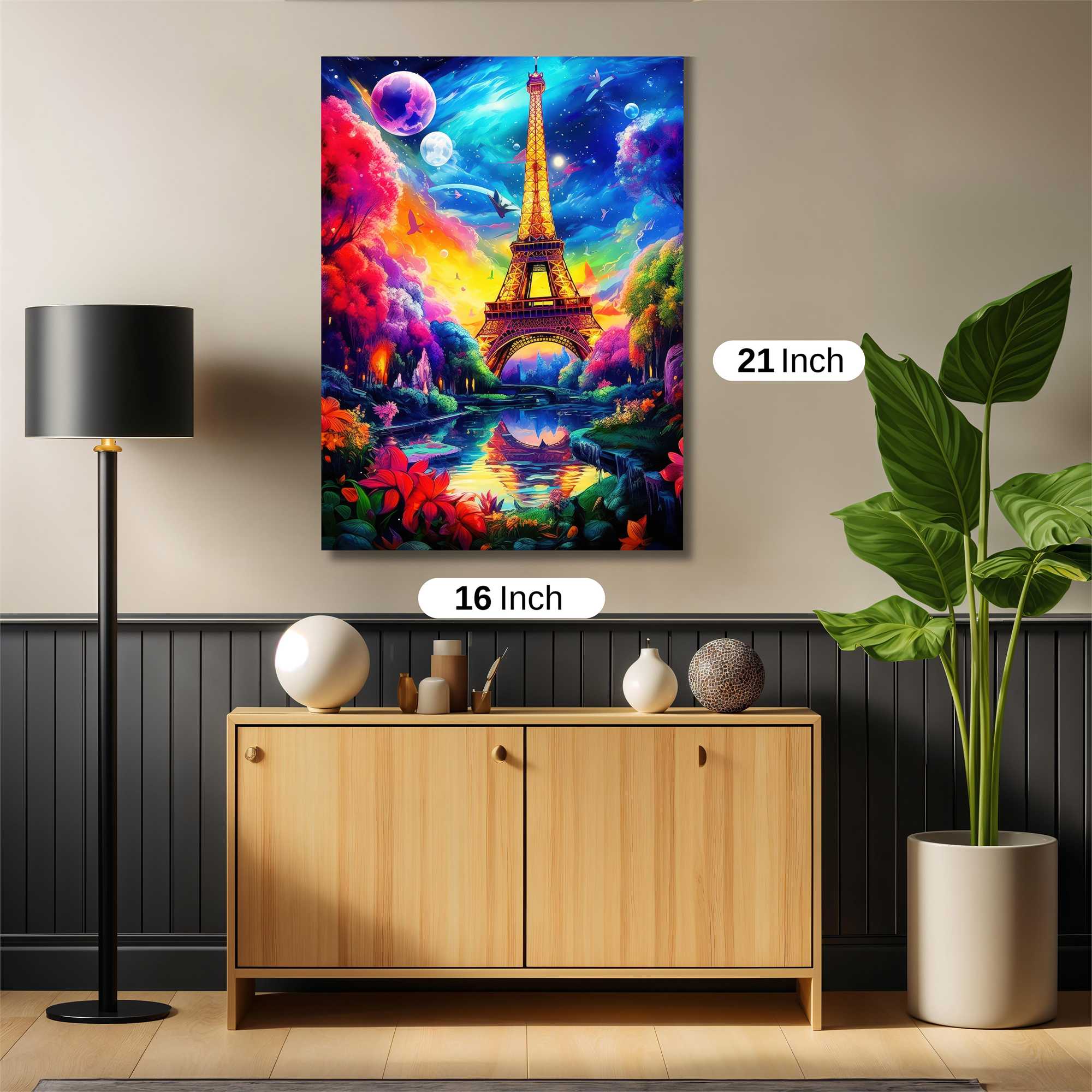 Eiffel Dreamscape Safe Wall Magnetic / M